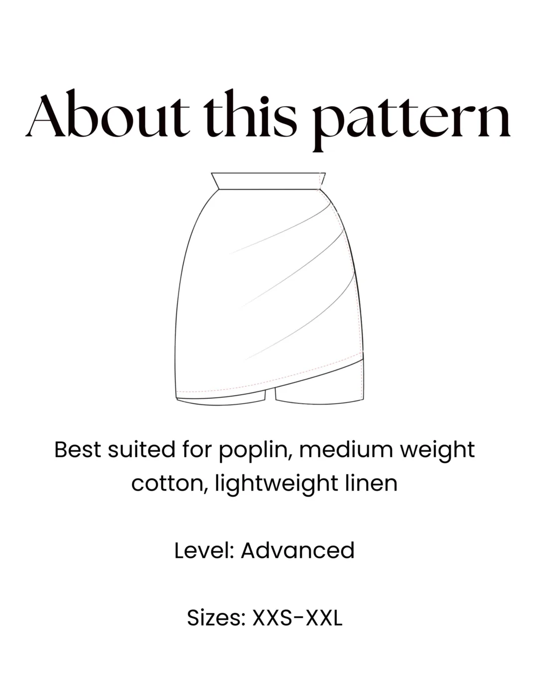 Skort Sewing Pattern