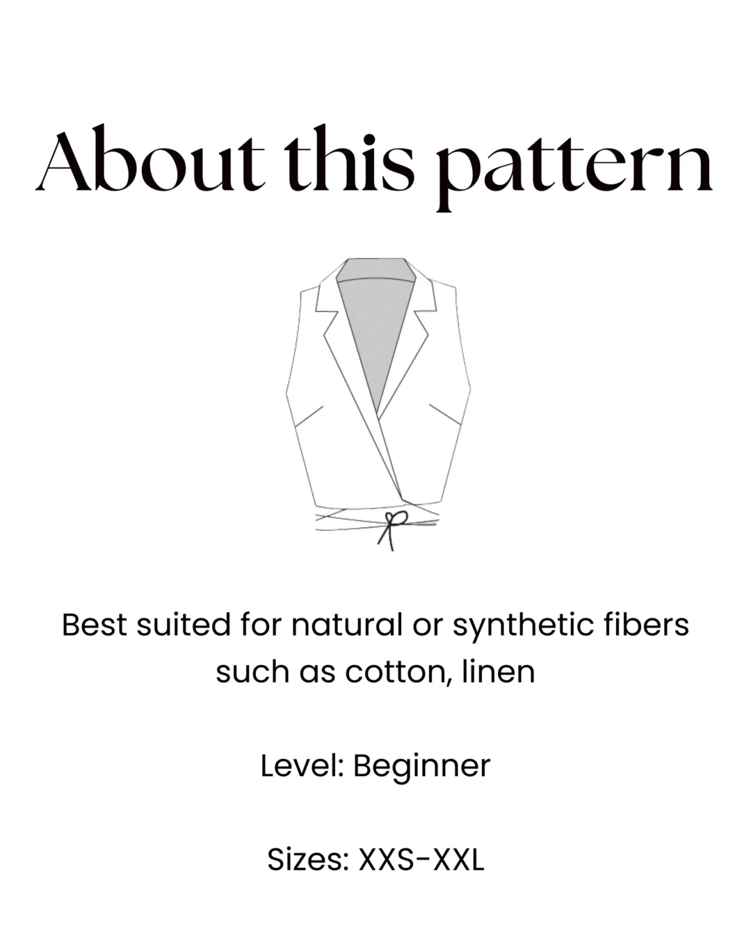 Wrap Top Sewing Pattern