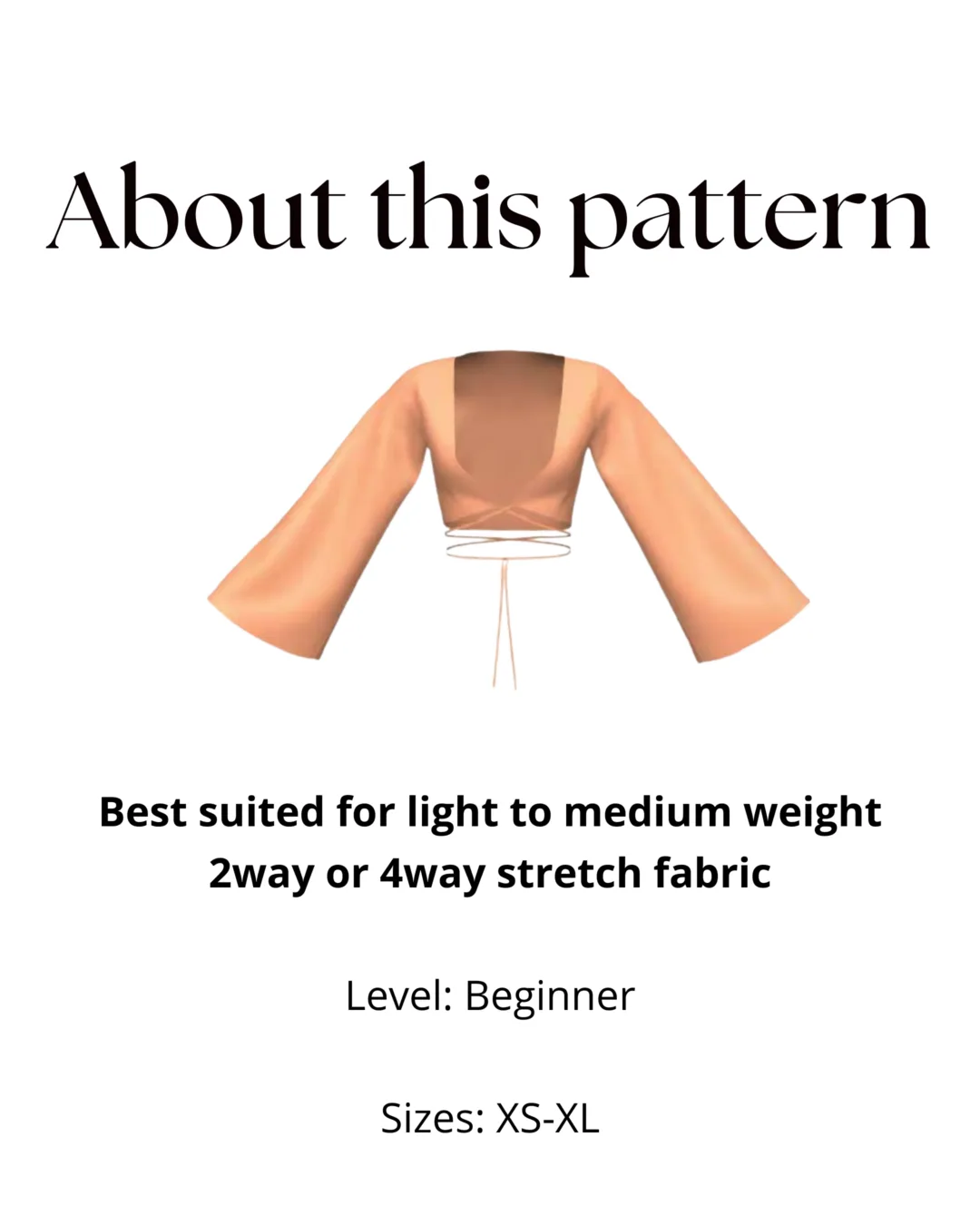 Bell Sleeve Top Pattern