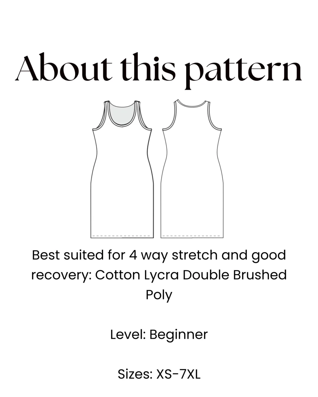 Bodycon Dress Pattern