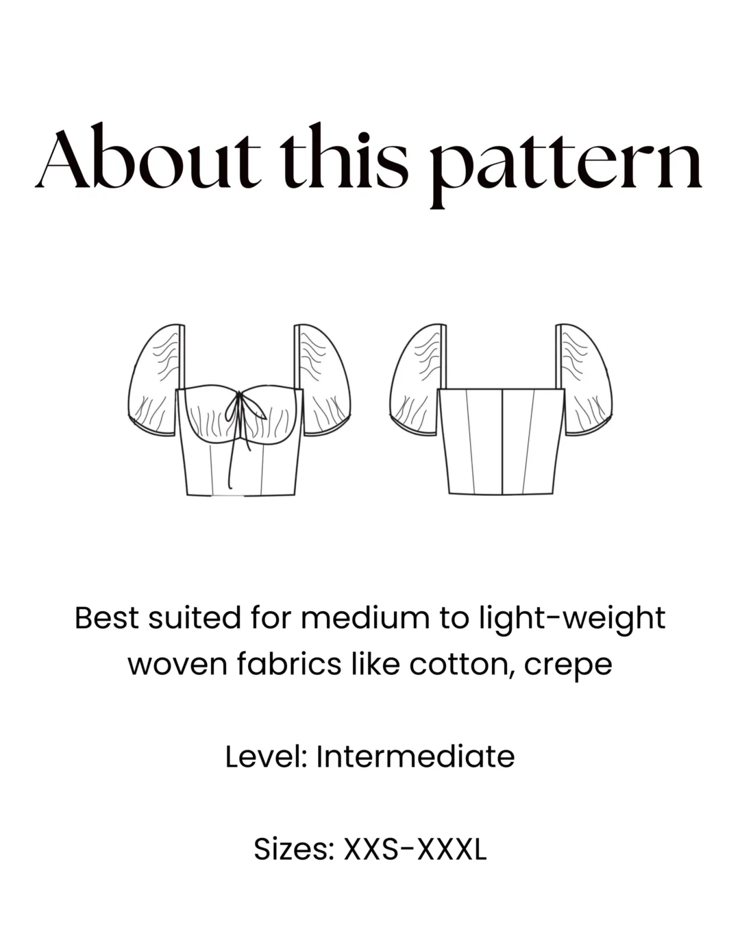 Puff Sleeve Top Pattern