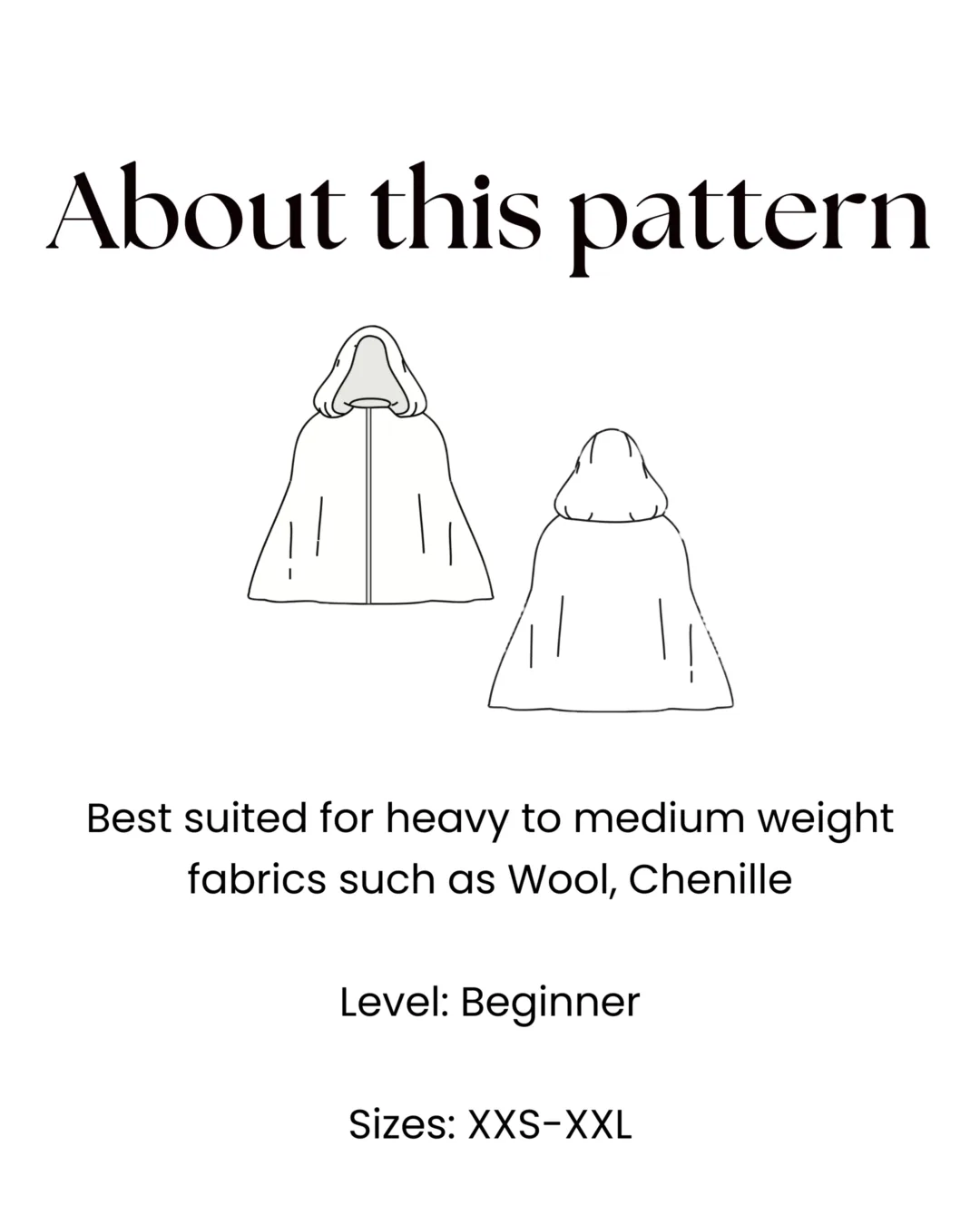 Hooded Cape Pattern