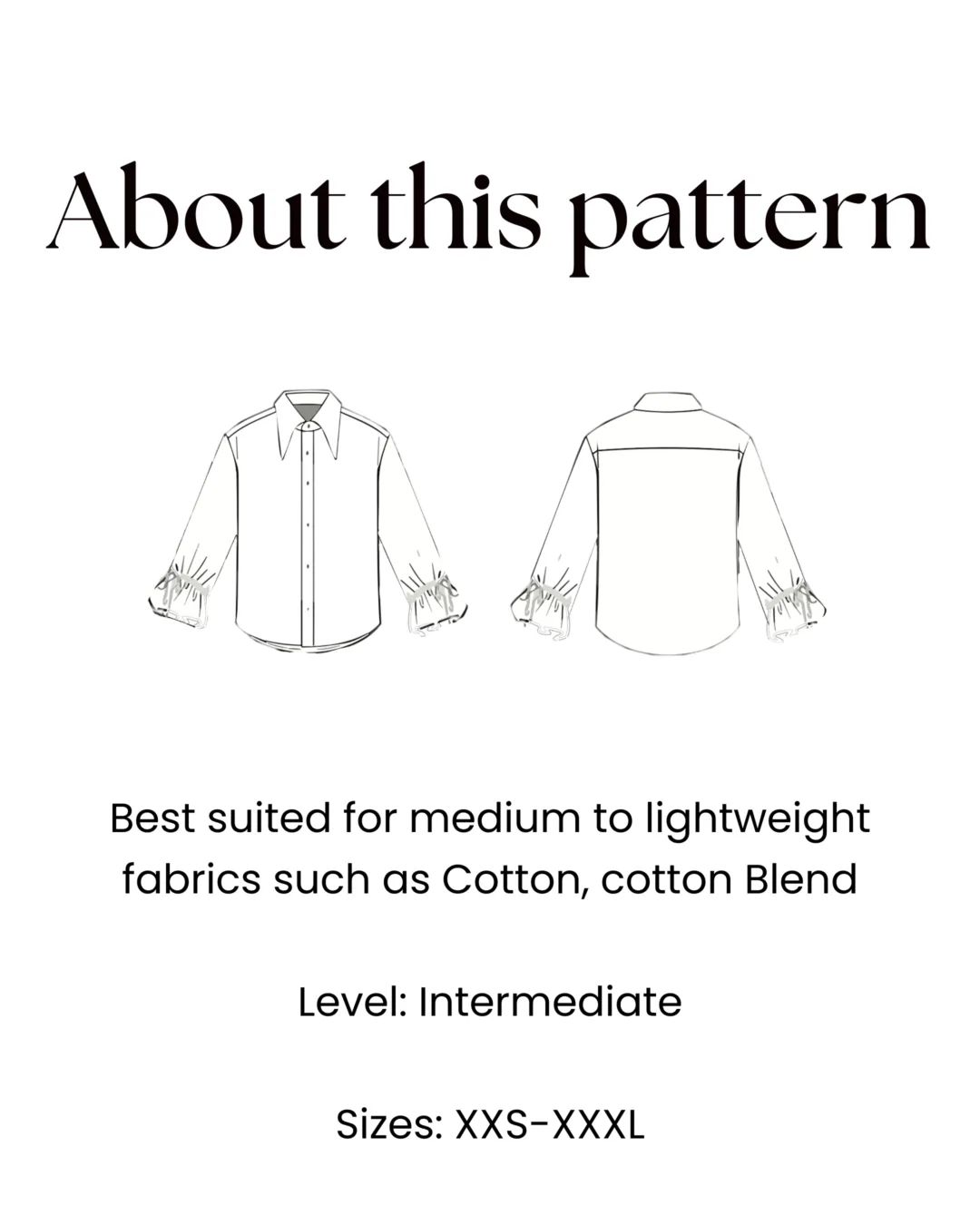 Poet Shirt Pattern