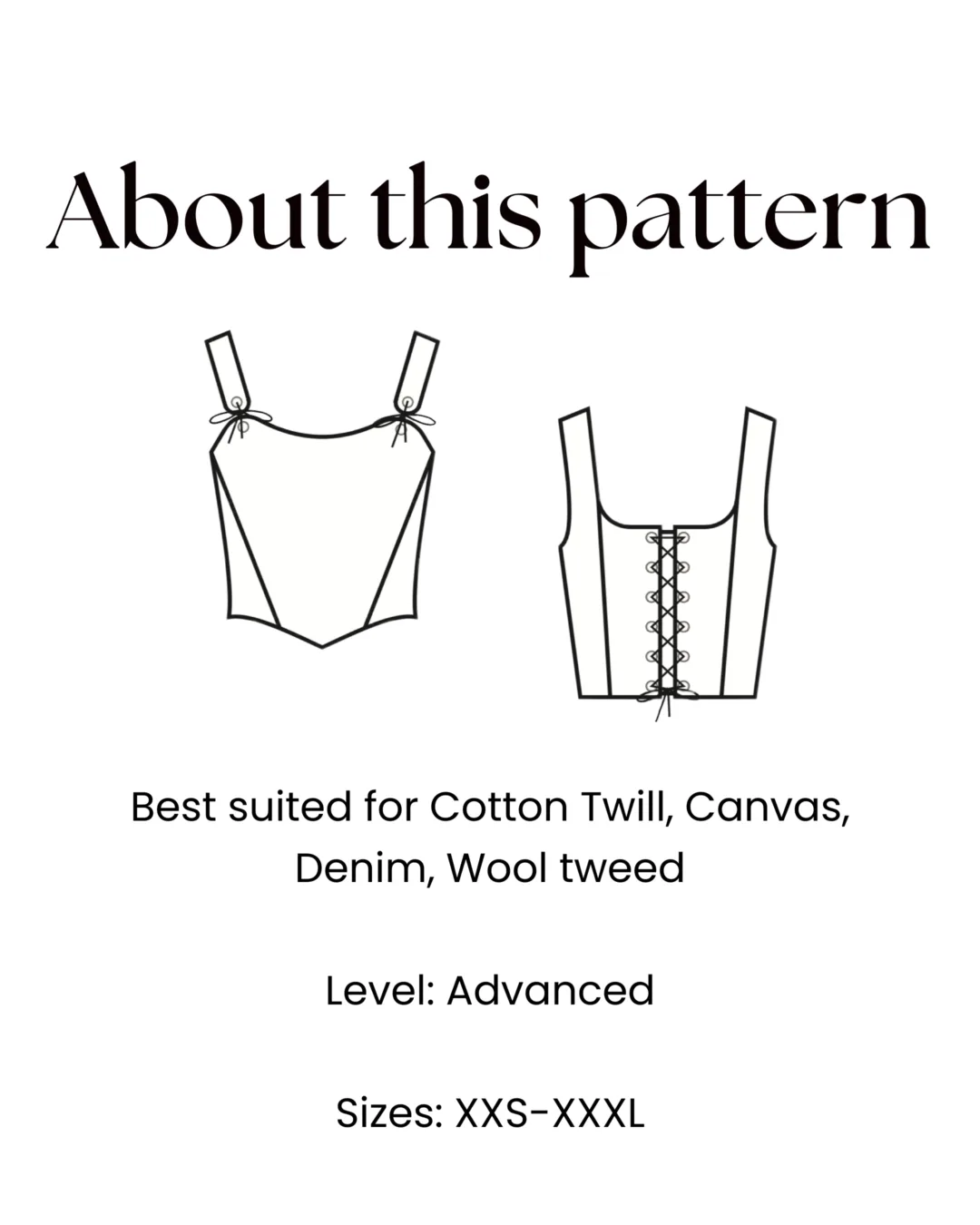 Renaissance Corset Pattern