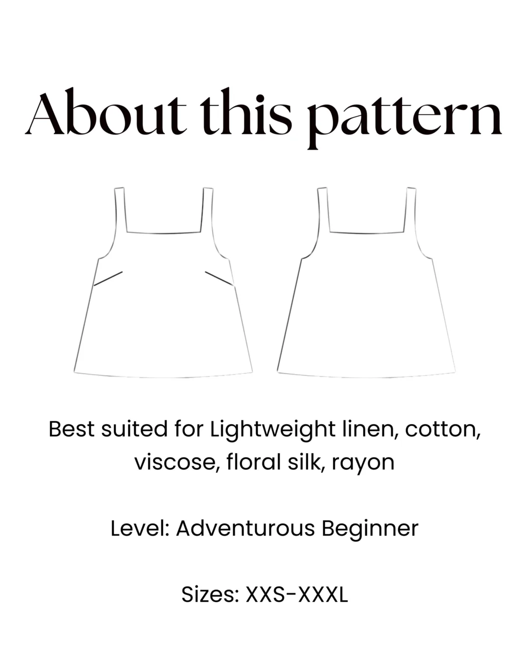 Tank Top Sewing Pattern