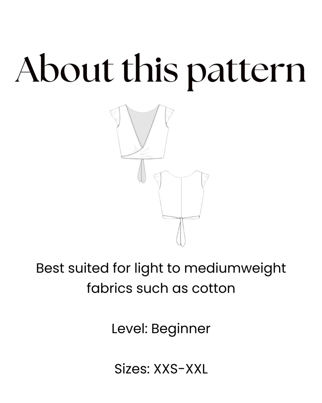 Wrap Shirt Sewing Pattern