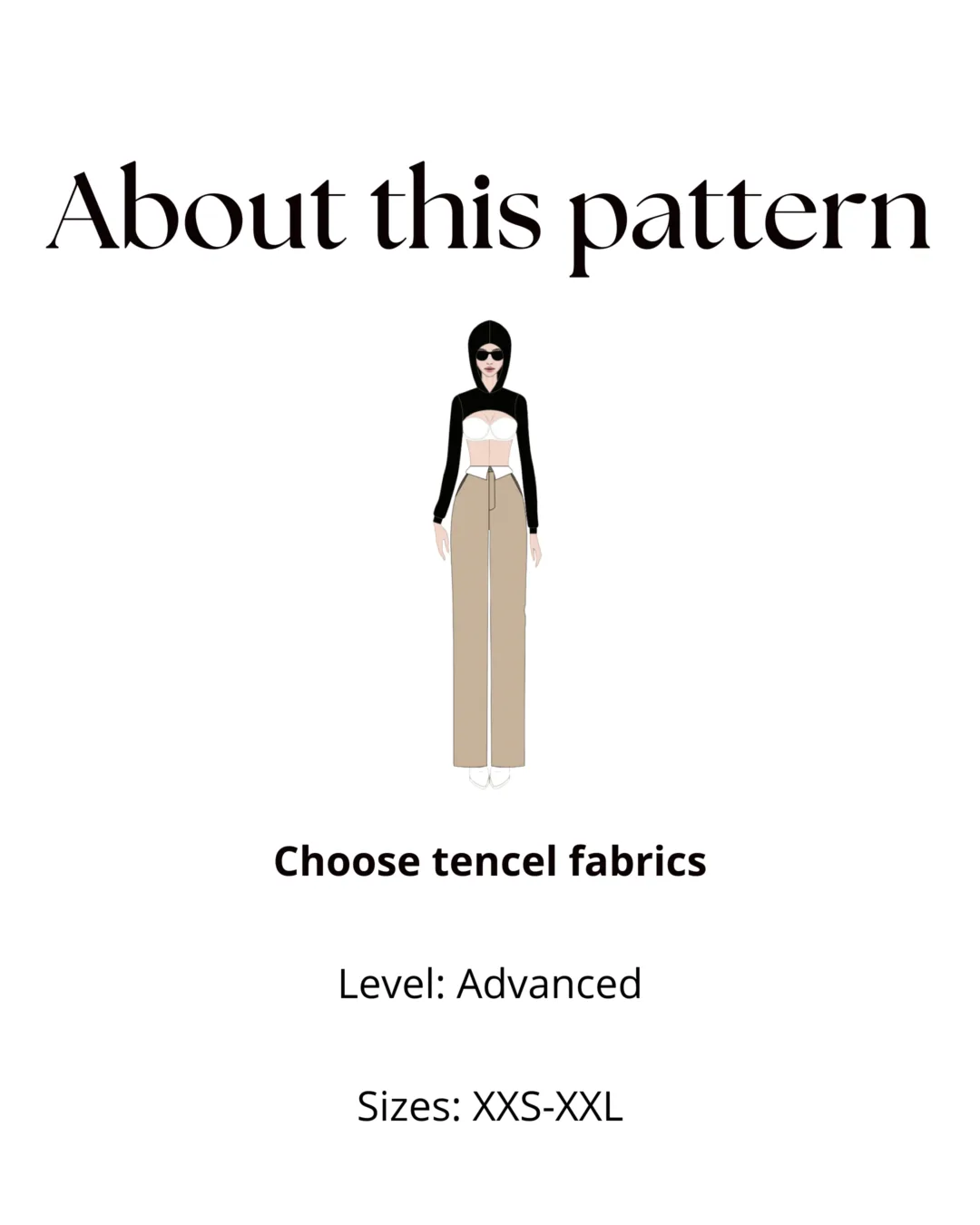 Wide Leg Trousers Sewing Pattern