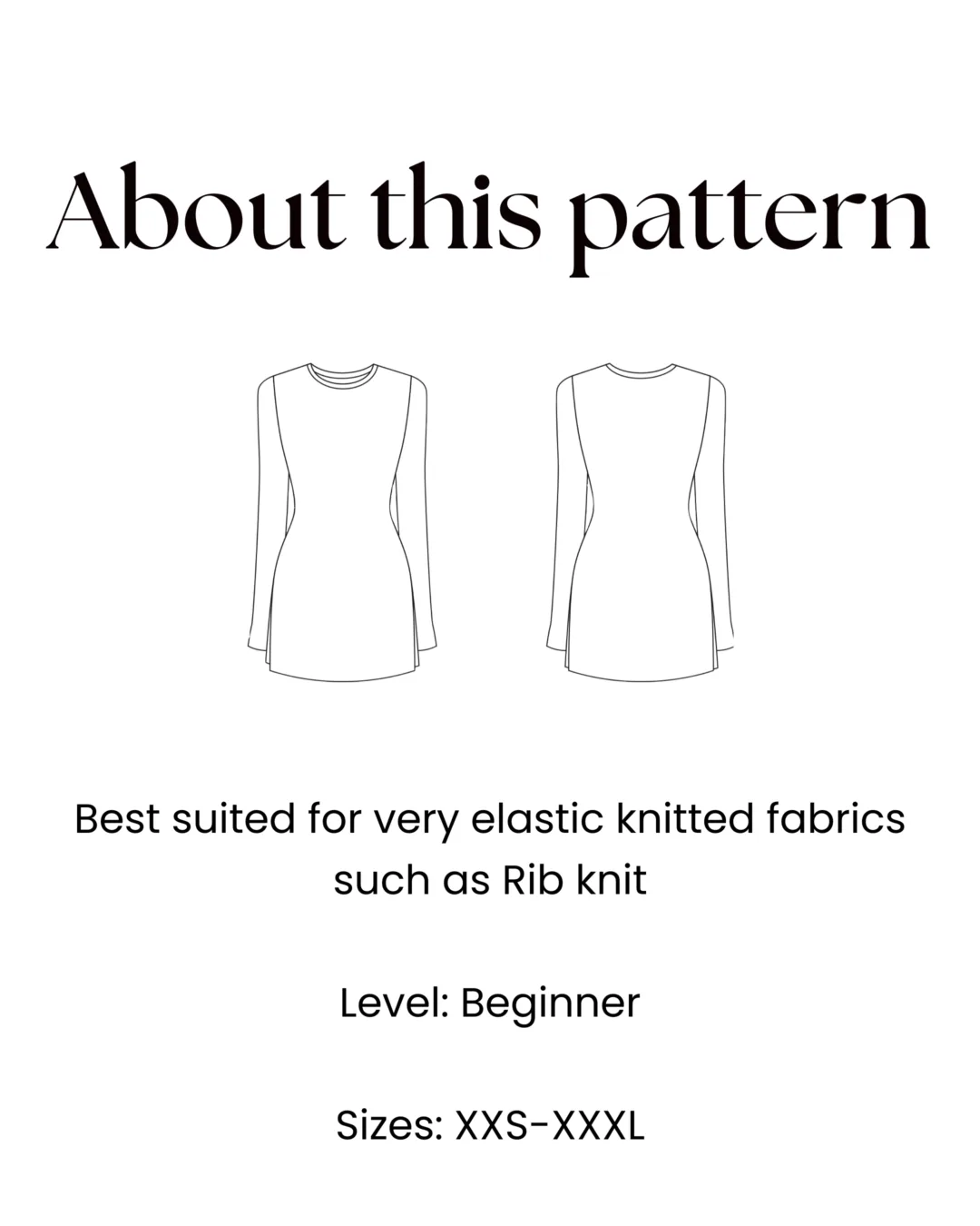 Tunic Sweater Pattern
