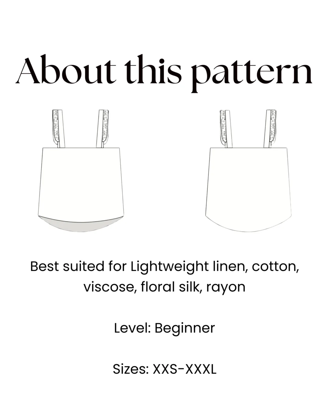 Sleeveless Top Pattern