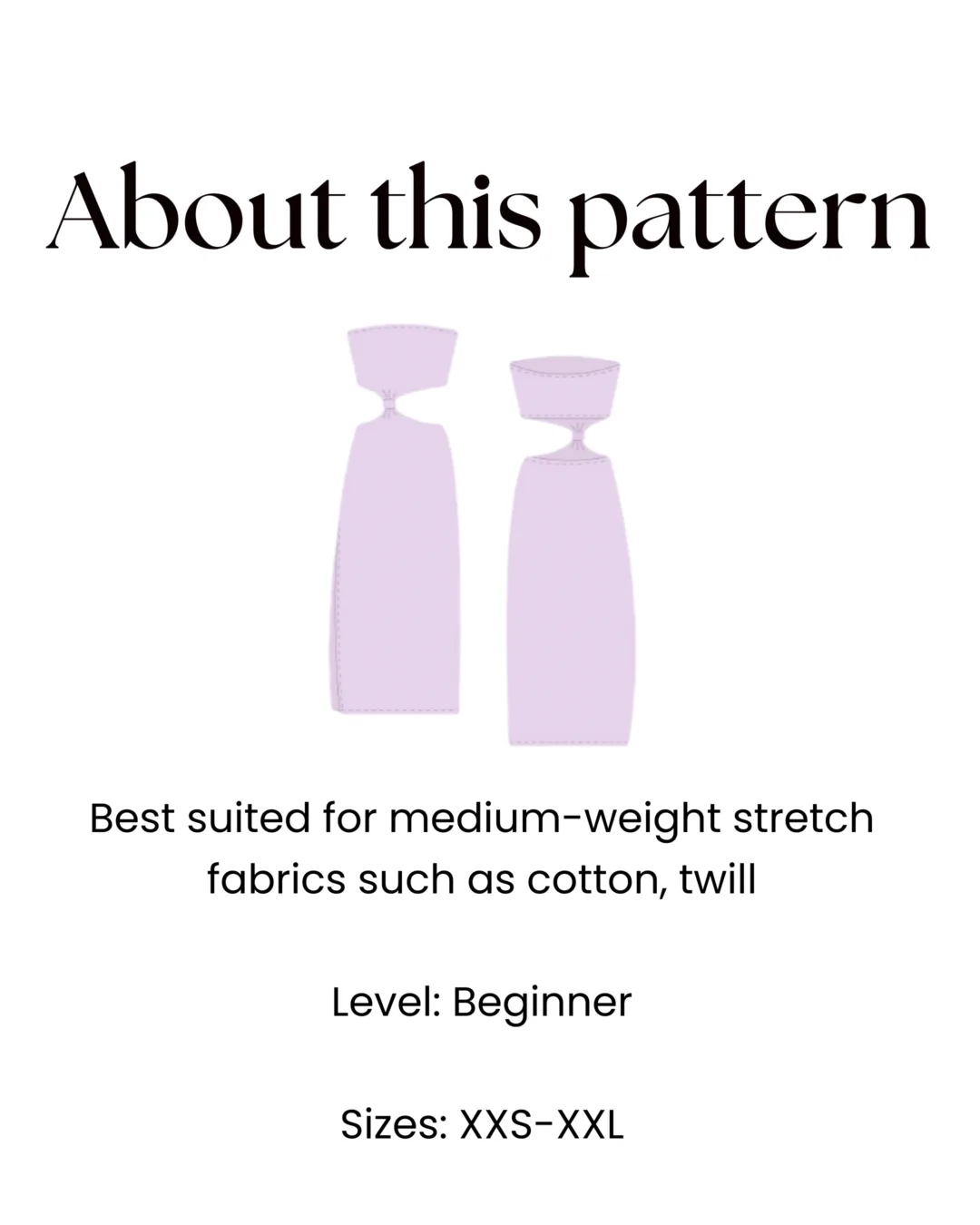Cut Out Dress Sewing Pattern