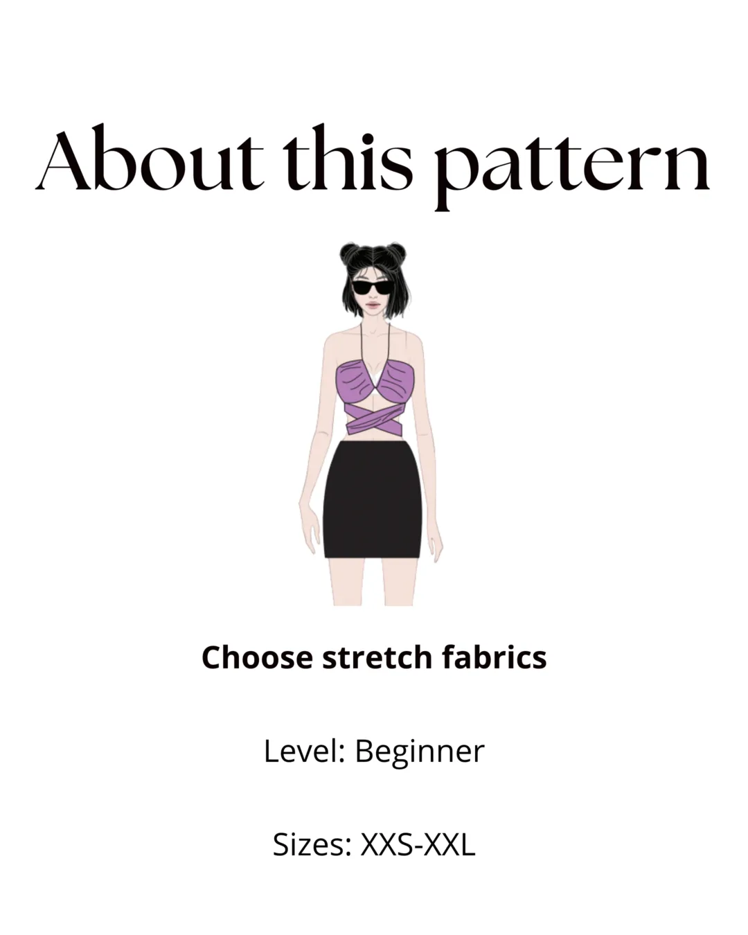 Criss Cross Halter Top Sewing Pattern | Multi-Way Wrap Top
