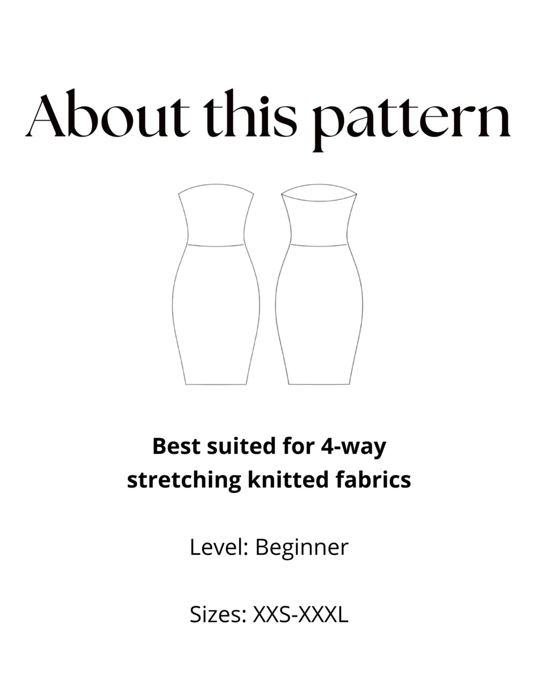 Tube Dress Sewing Pattern