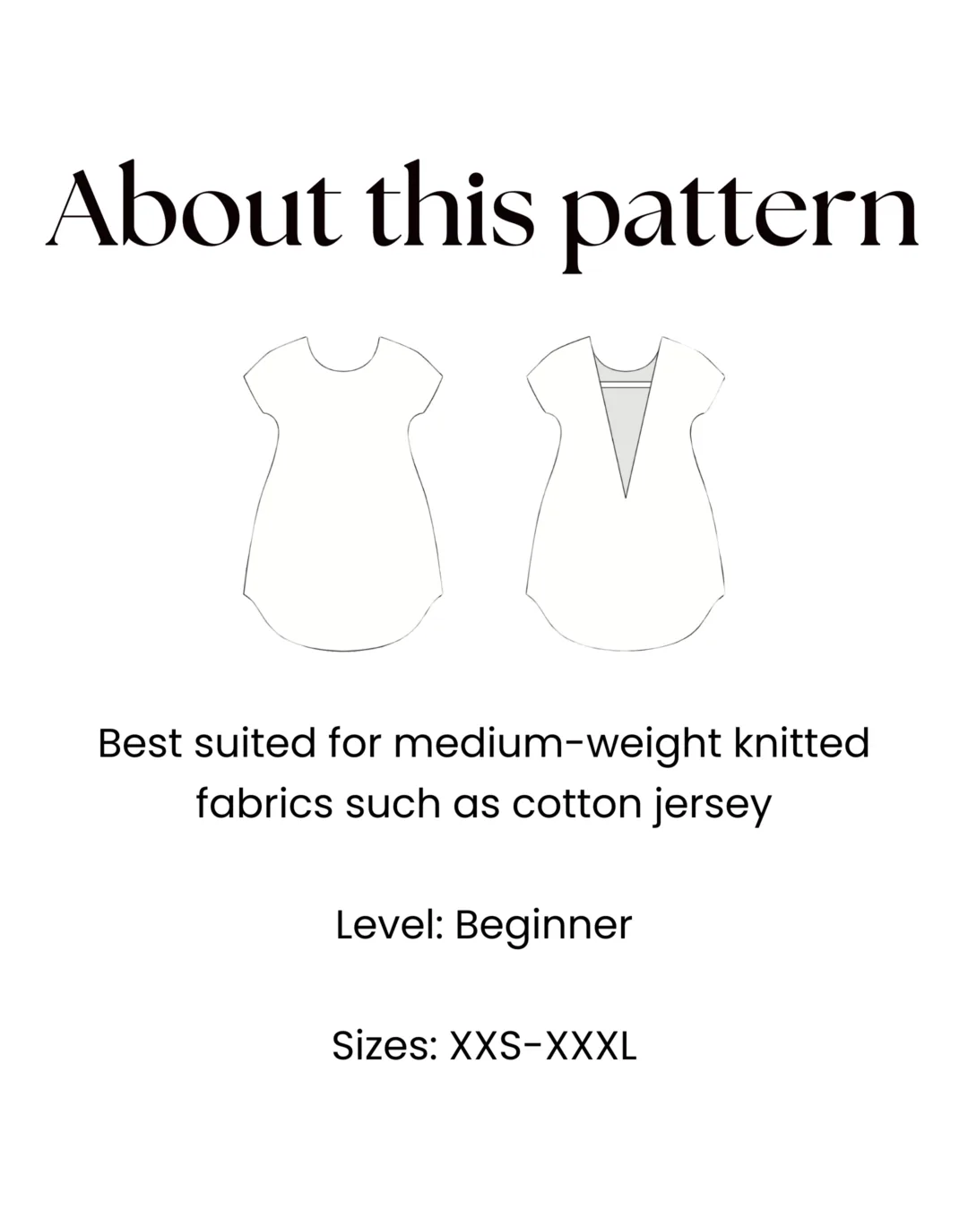 Shirt Dress Sewing Pattern
