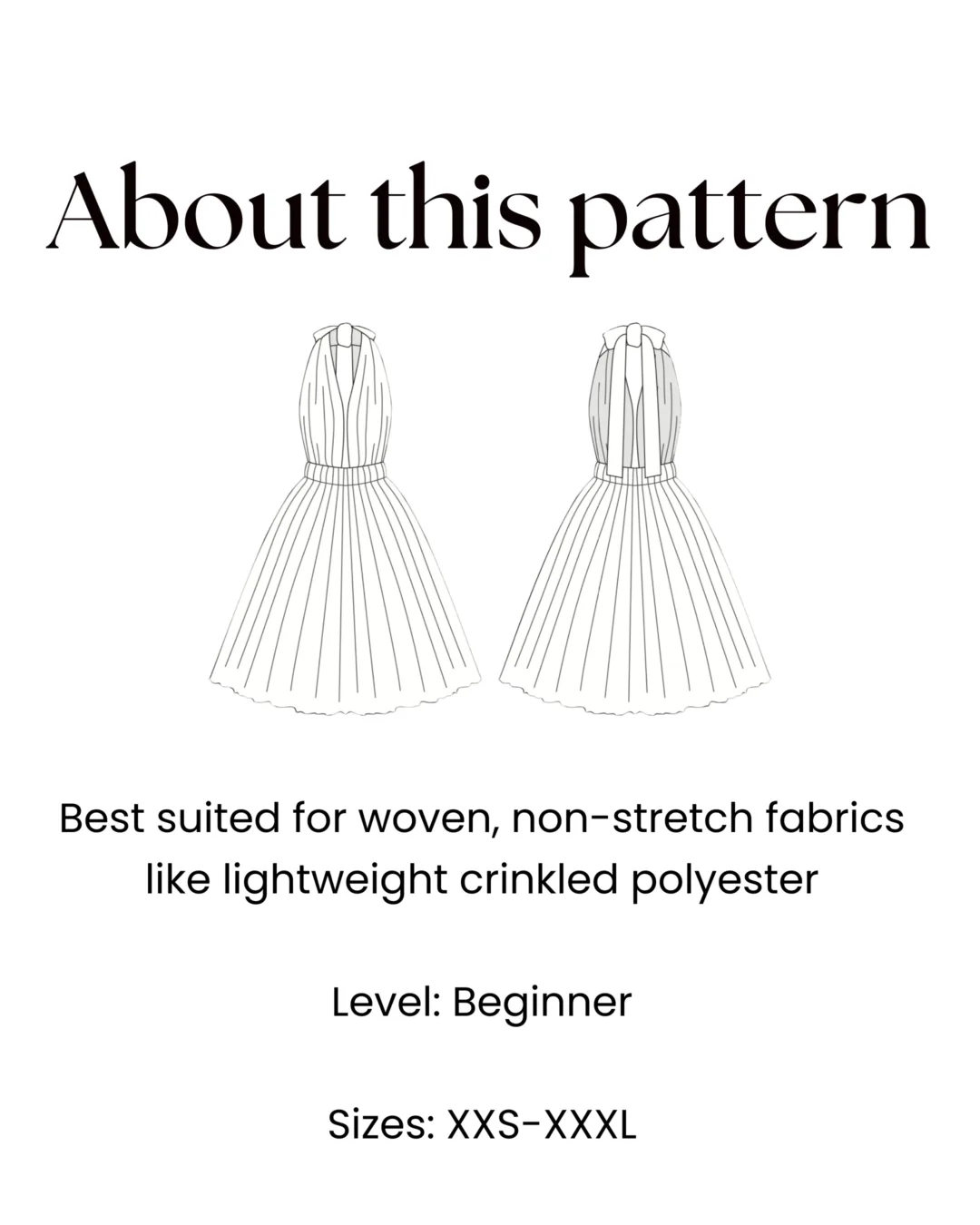 Halter Sundress Pattern