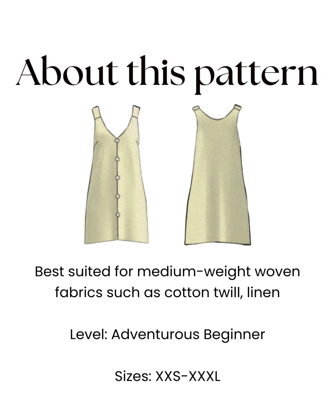 Shift Dress Sewing Pattern
