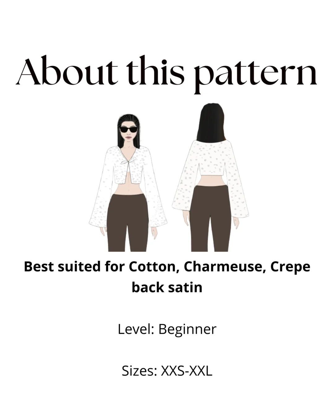 Front Tie Top Pattern