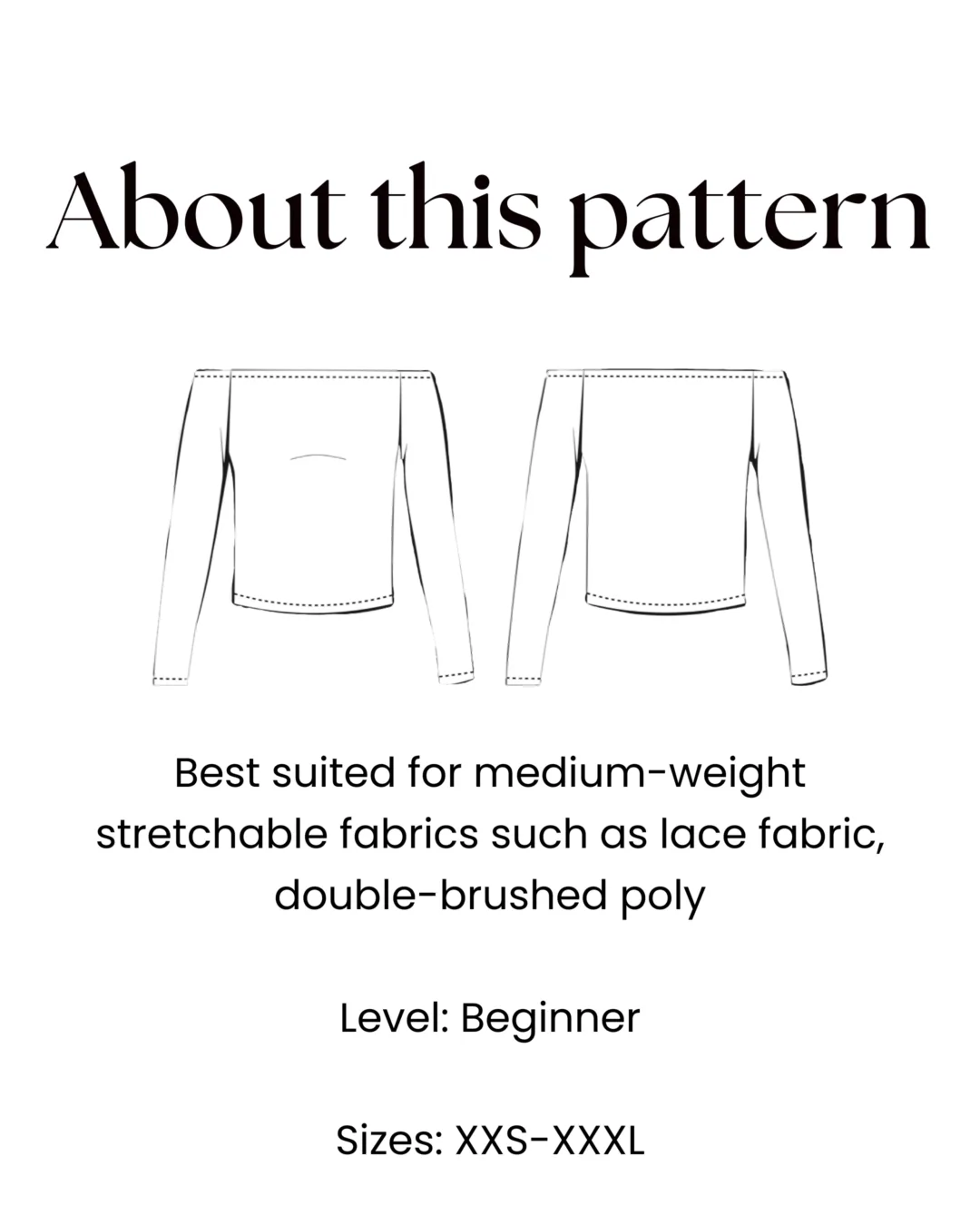 Lace Top Sewing Pattern