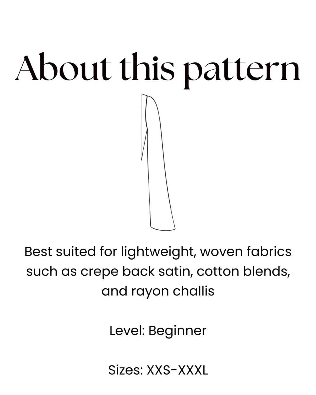 Flared Sleeve Sewing Pattern | Angel & Bell Sleeves
