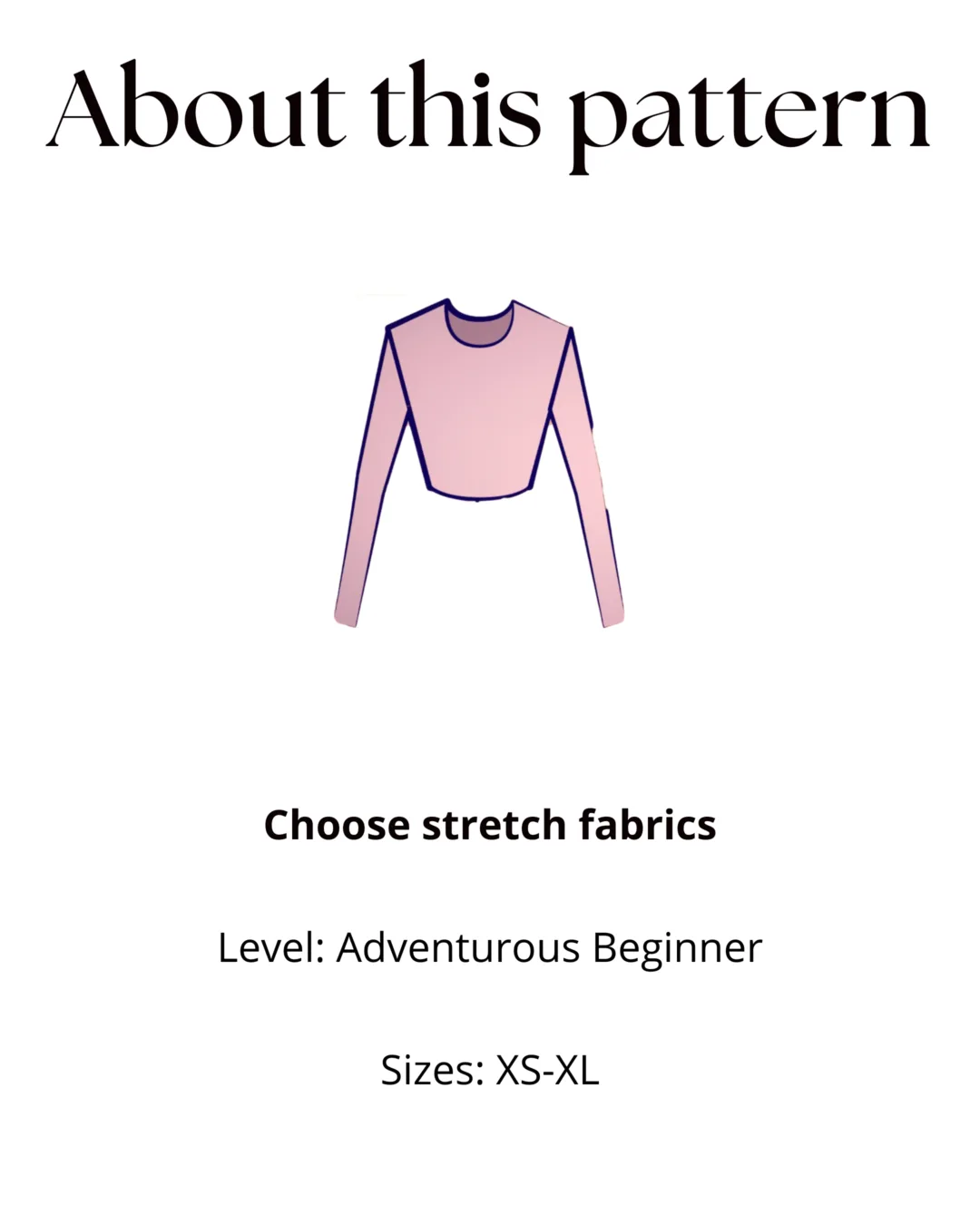 Cropped Sweater Sewing Pattern