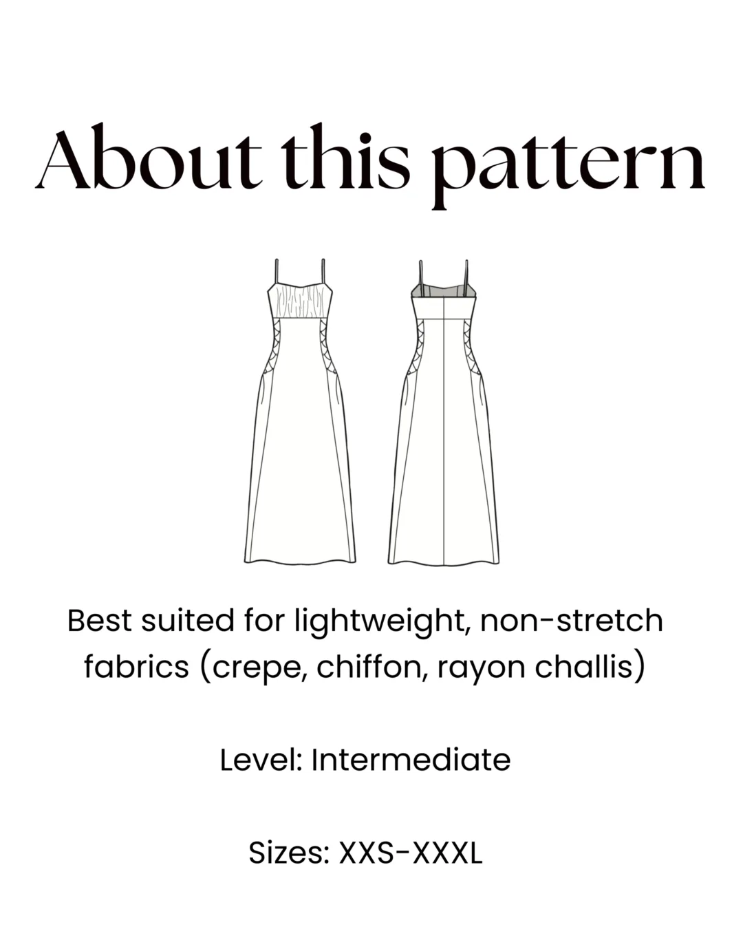 Side Tie Dress Pattern