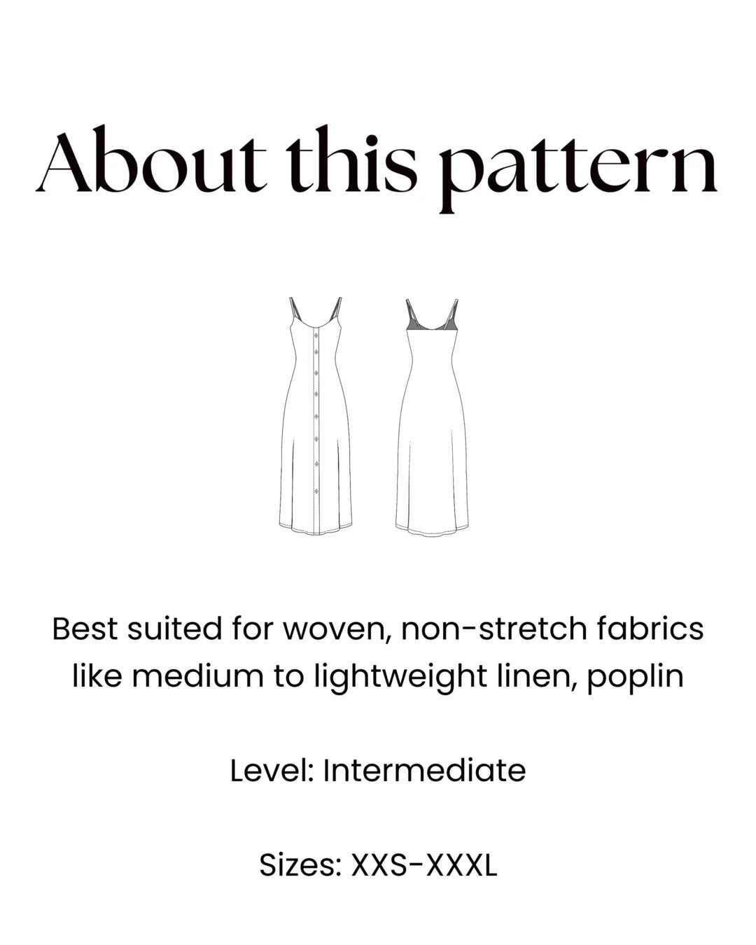 Button Up Dress Pattern