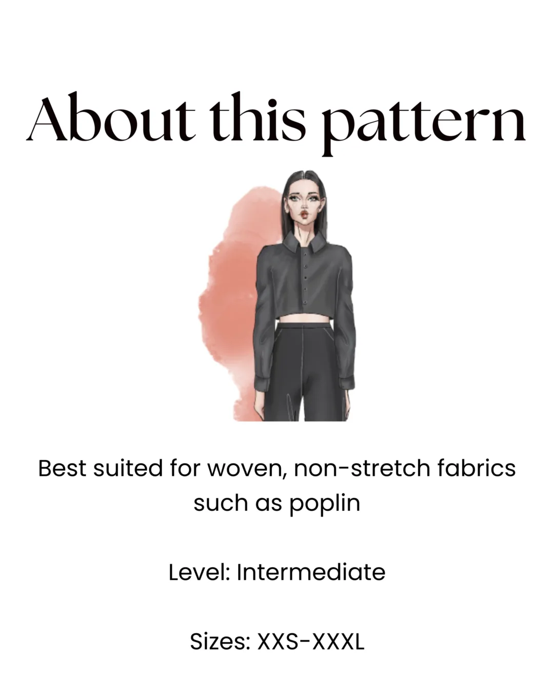 Cropped Shirt Sewing Pattern