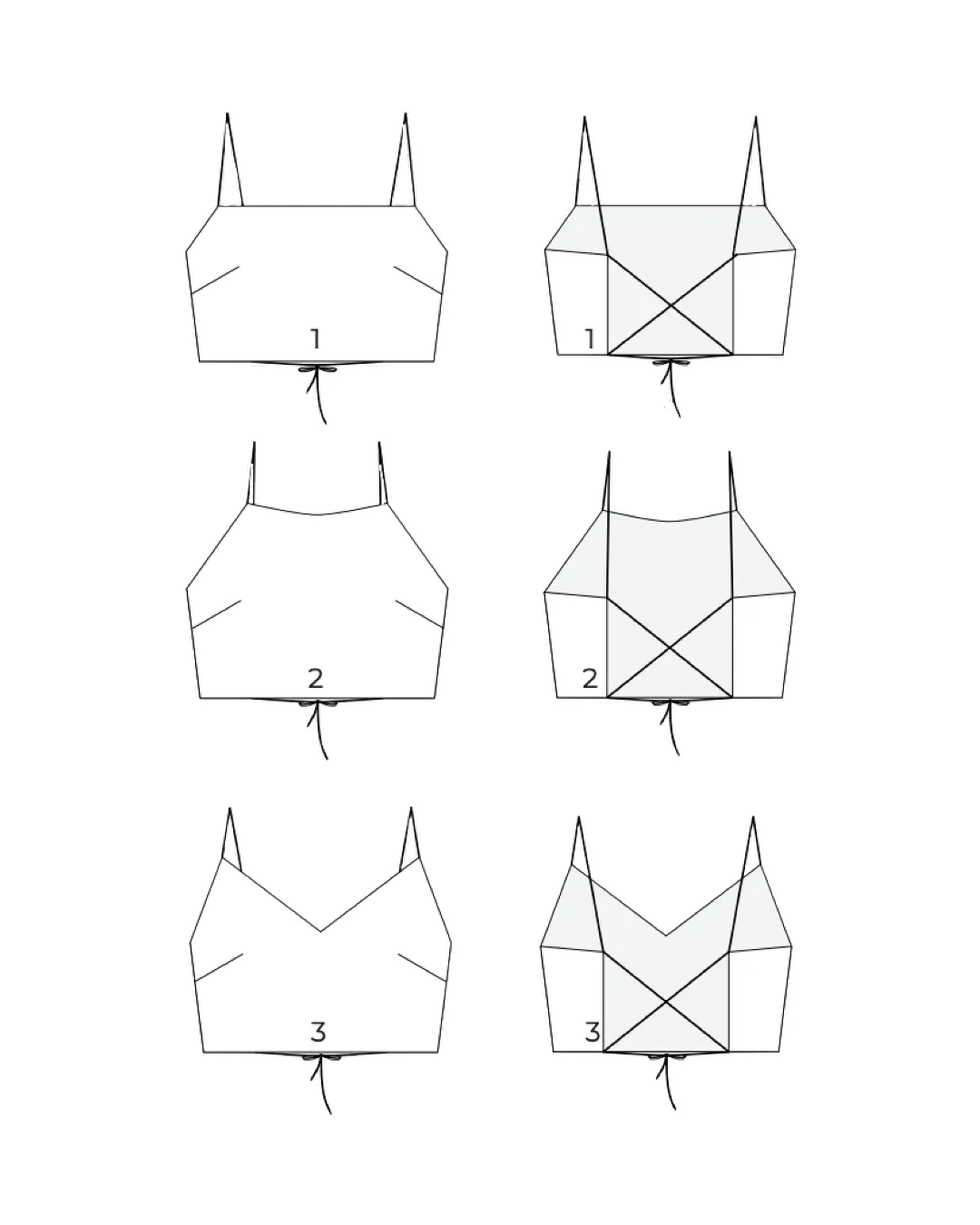 Tie Back Tank Top Pattern | 3-in-1 Multi-Style Design