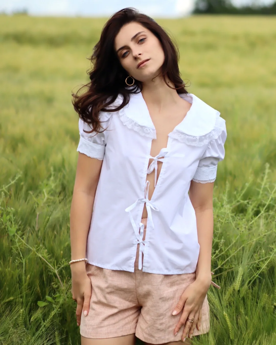Front Tie Blouse Pattern