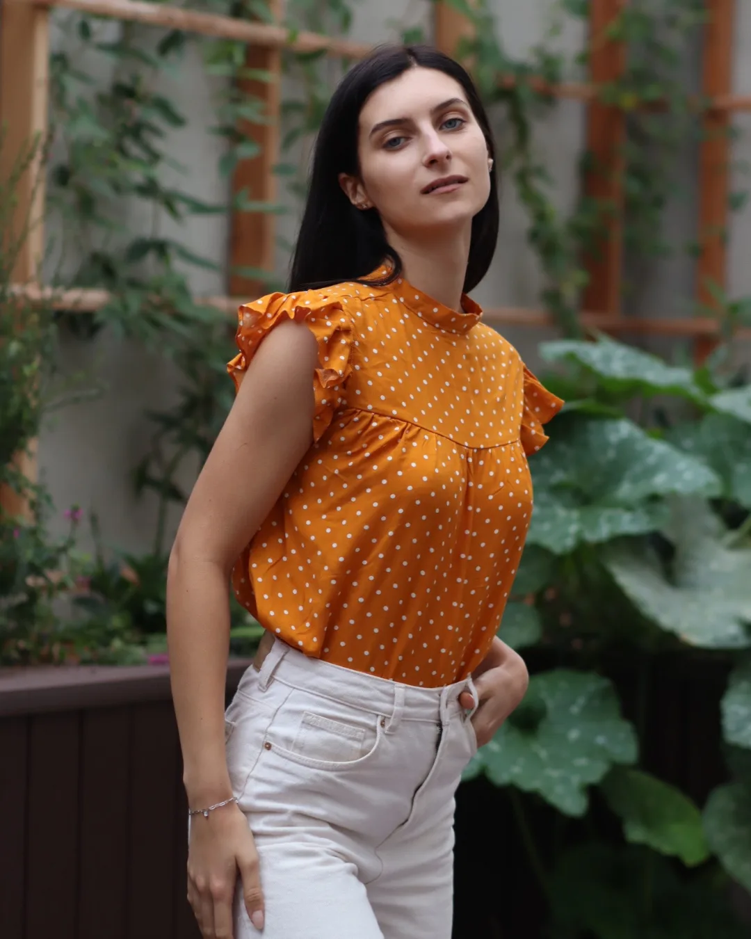 Ruffle Cap Sleeves Sewing Pattern