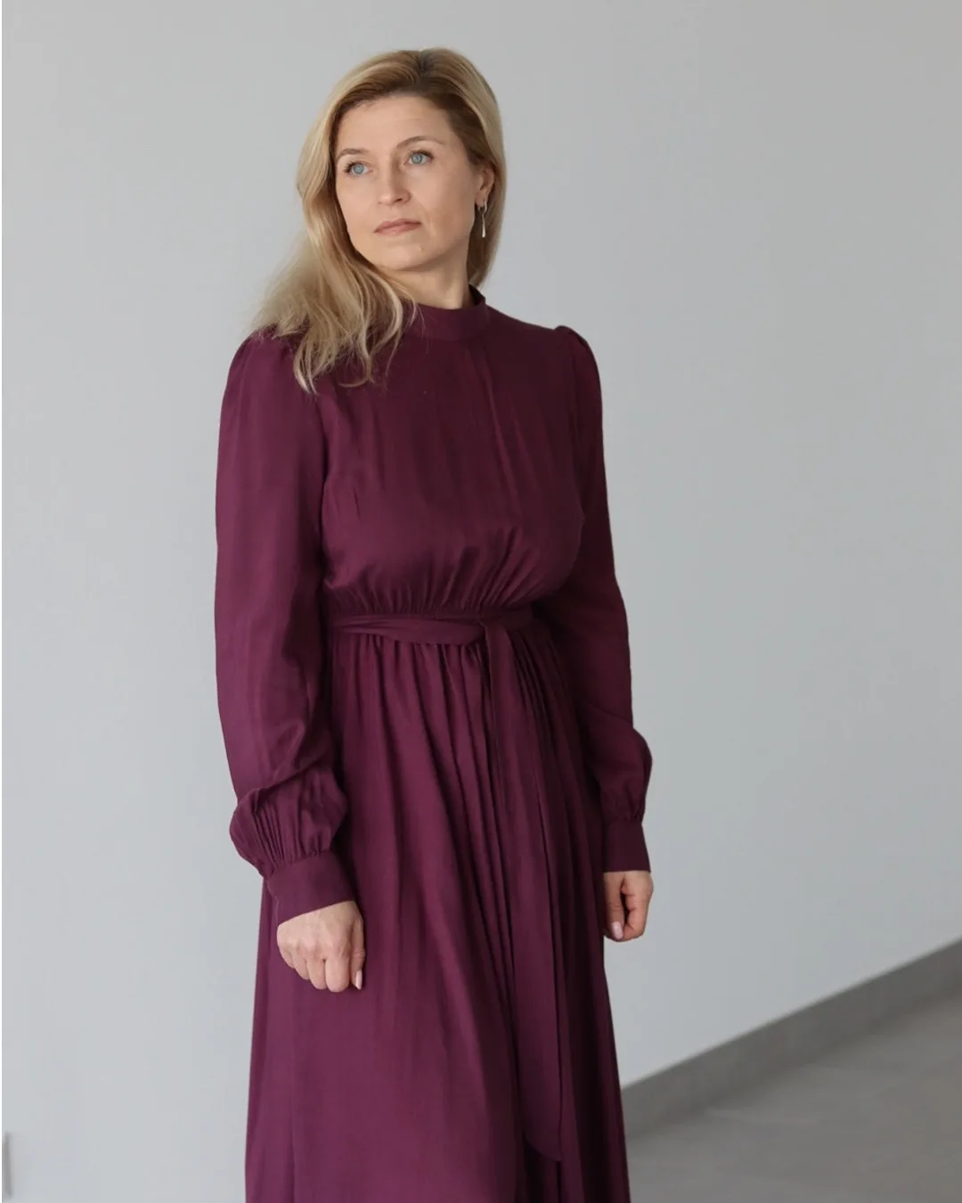 Long Sleeve Maxi Dress Sewing Pattern