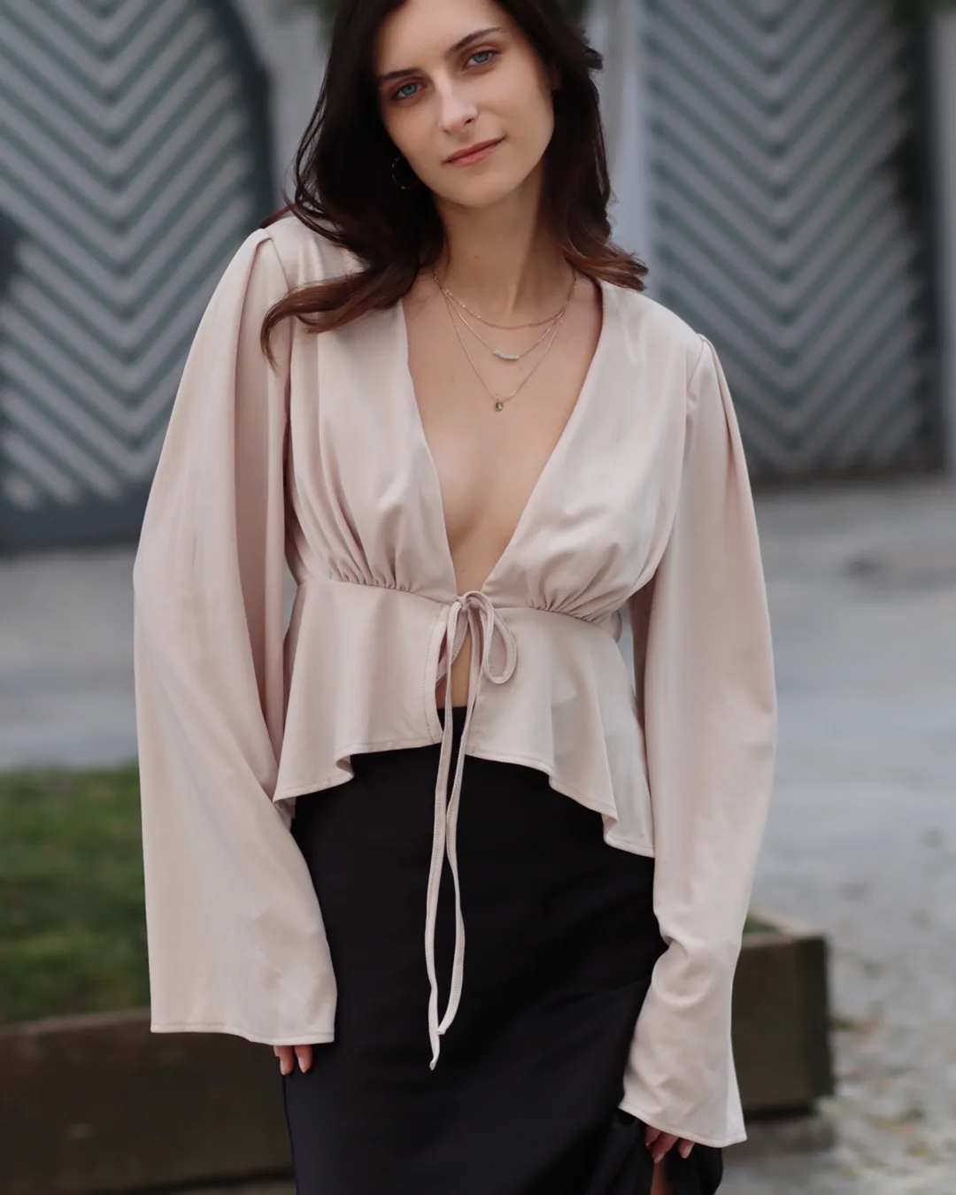 Front Tie Blouse Sewing Pattern