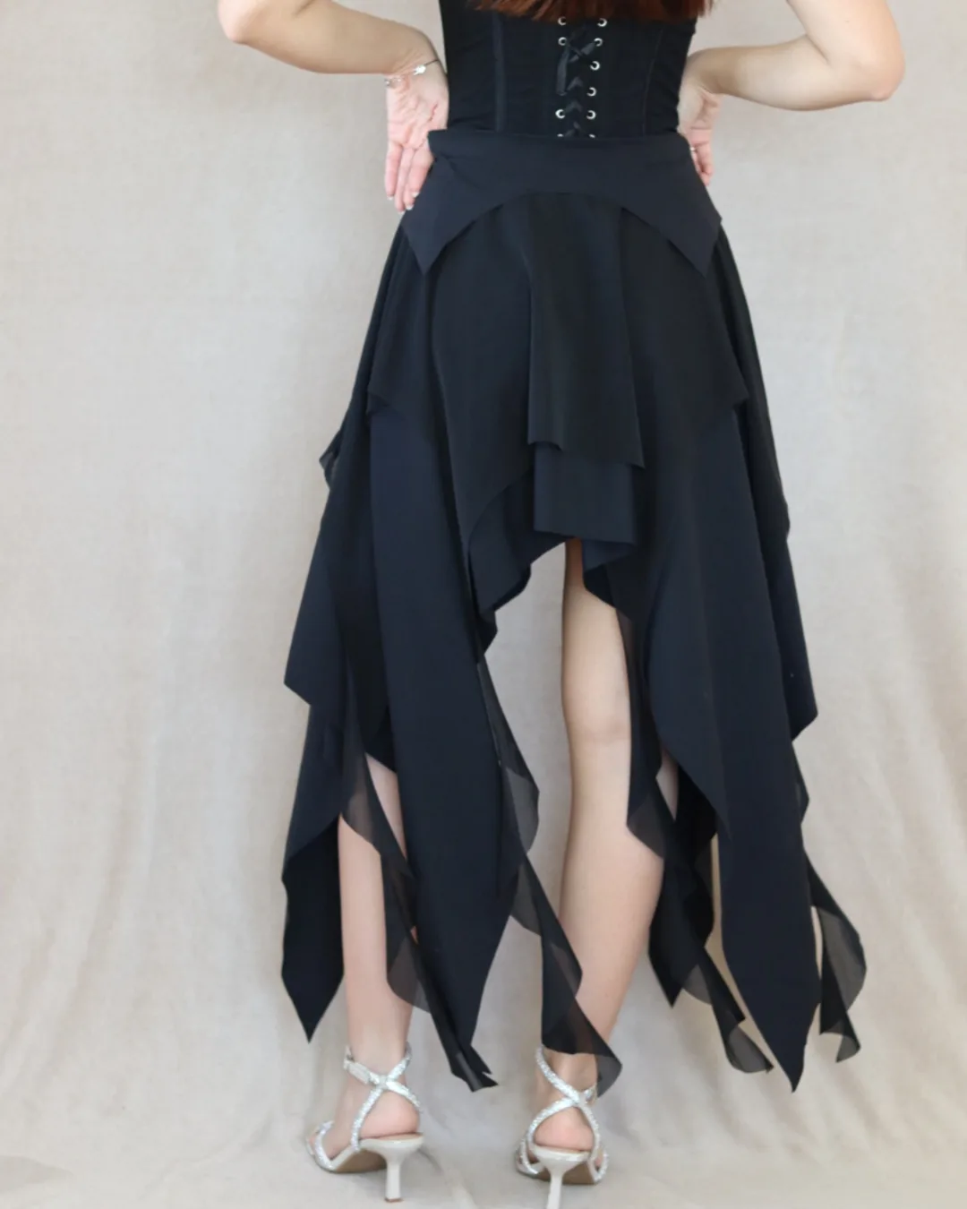 Gothic Asymmetrical Skirt Sewing Pattern