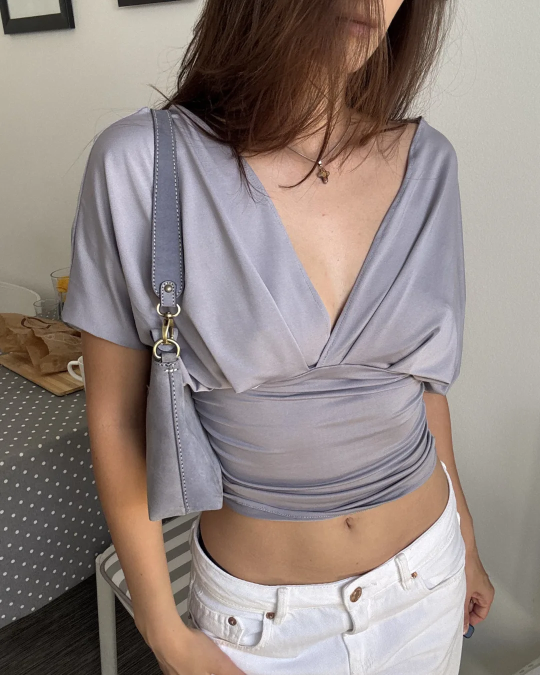 V-Neck Ruched Top Sewing Pattern