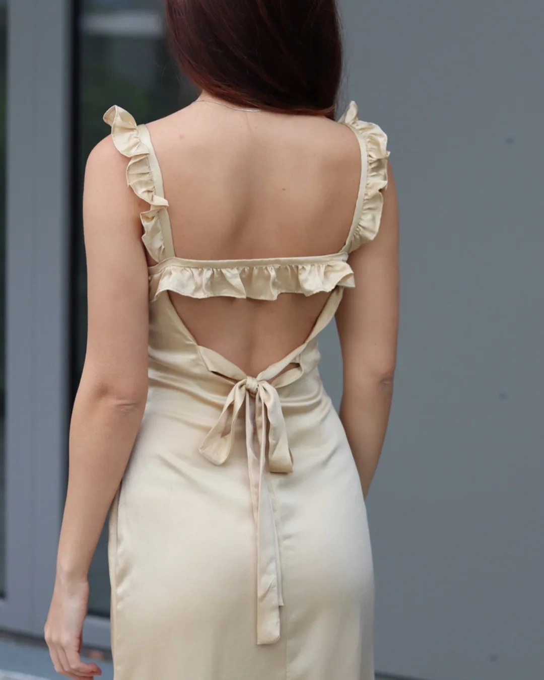 Ruffle Strap Dress Sewing Pattern