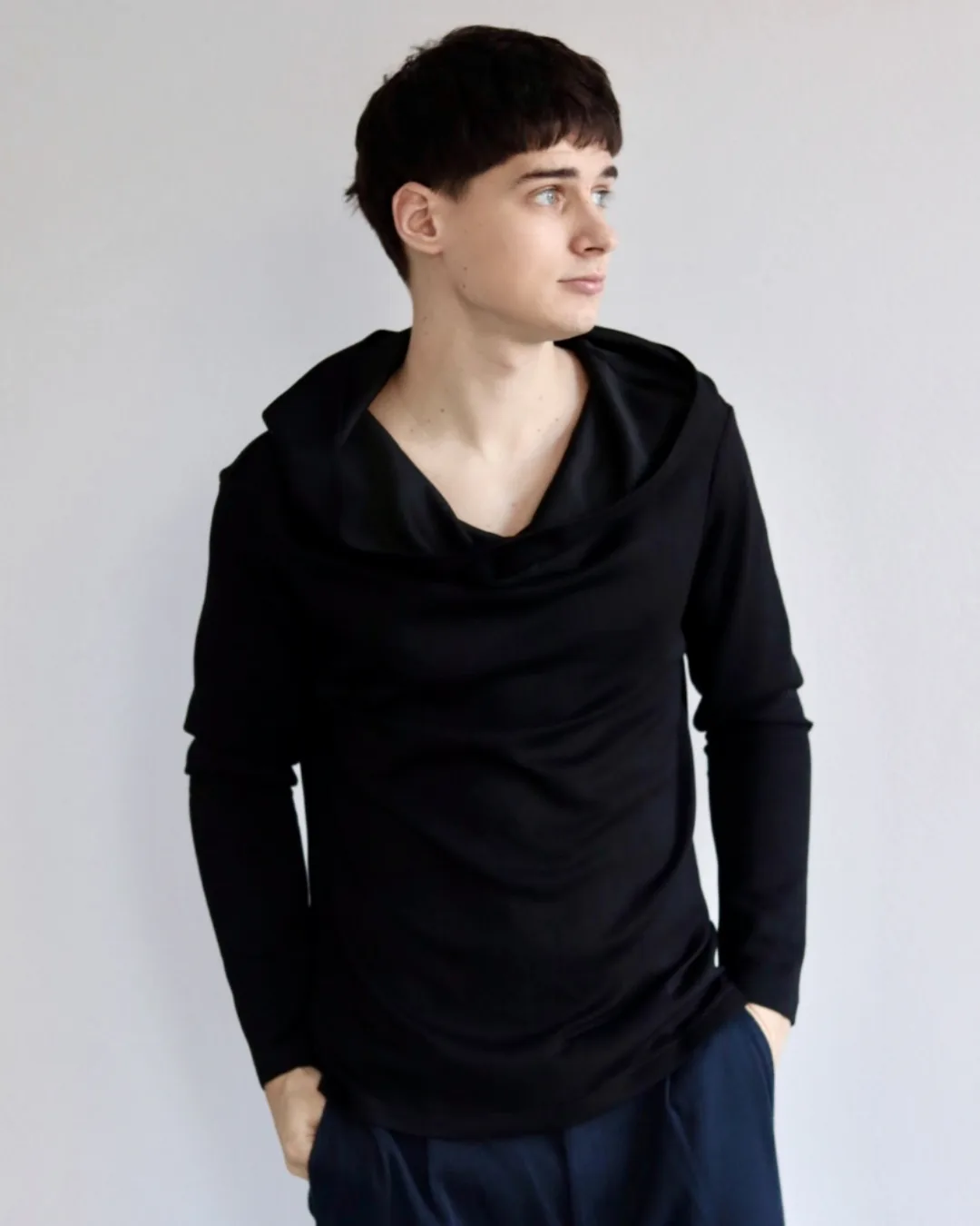 Hooded Cowl Neck Top Sewing Pattern