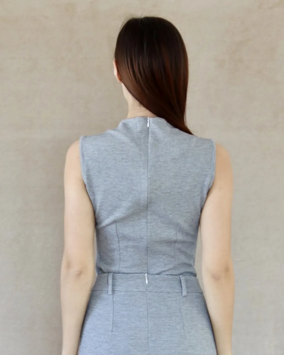 Sleeveless High Neck Top Sewing Pattern