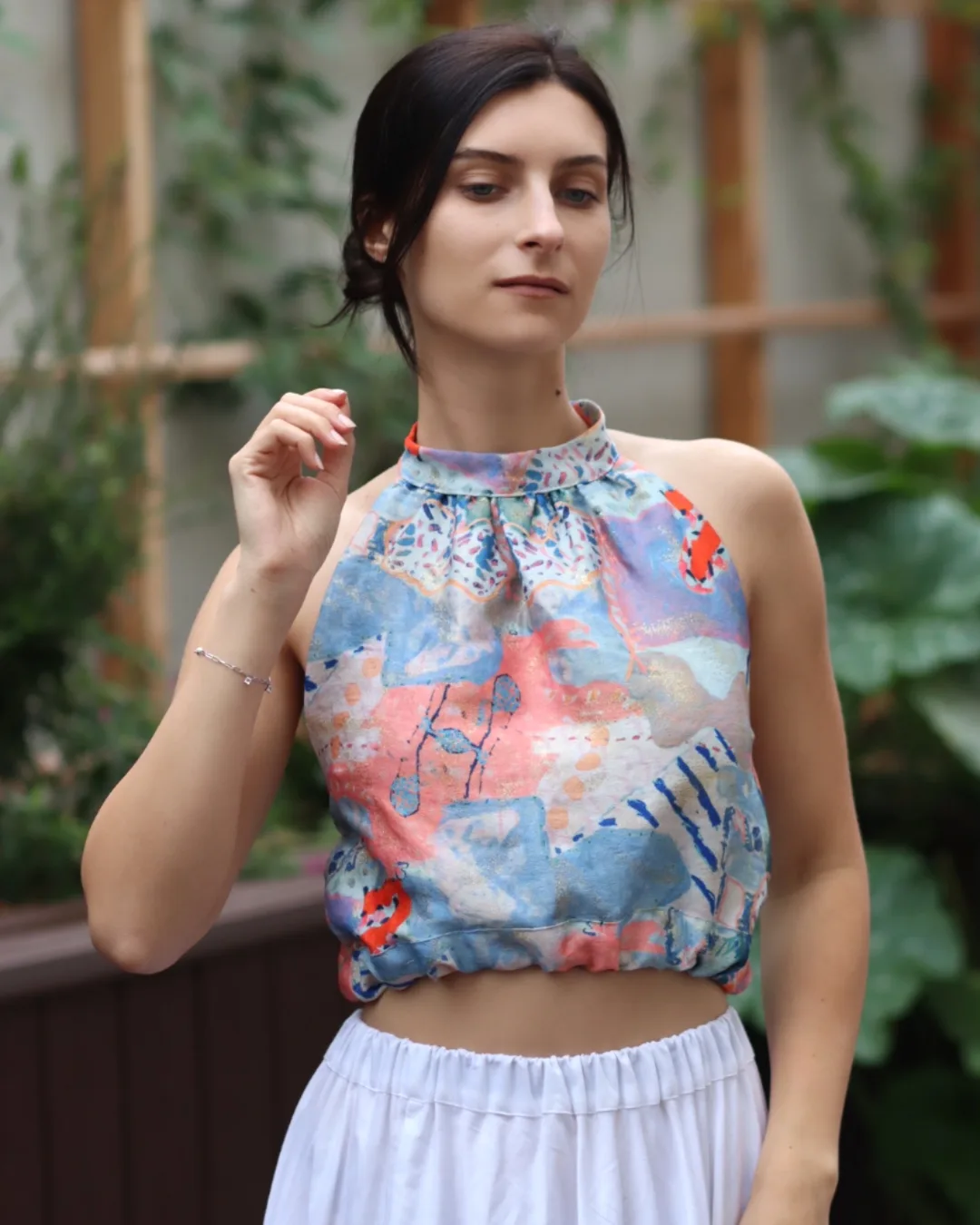 Open Back Halter Top Sewing Pattern