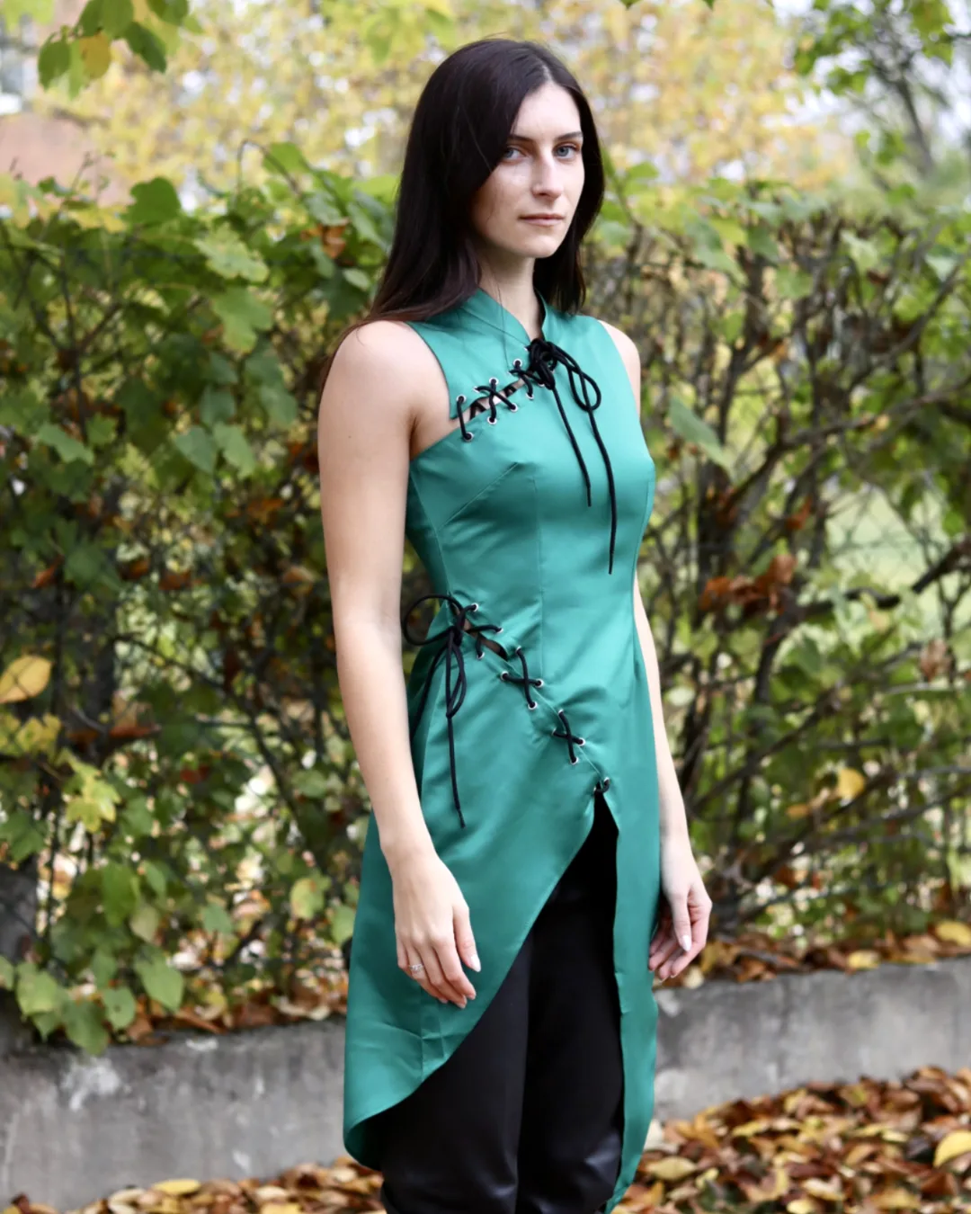 Lace Up Dress Sewing Pattern