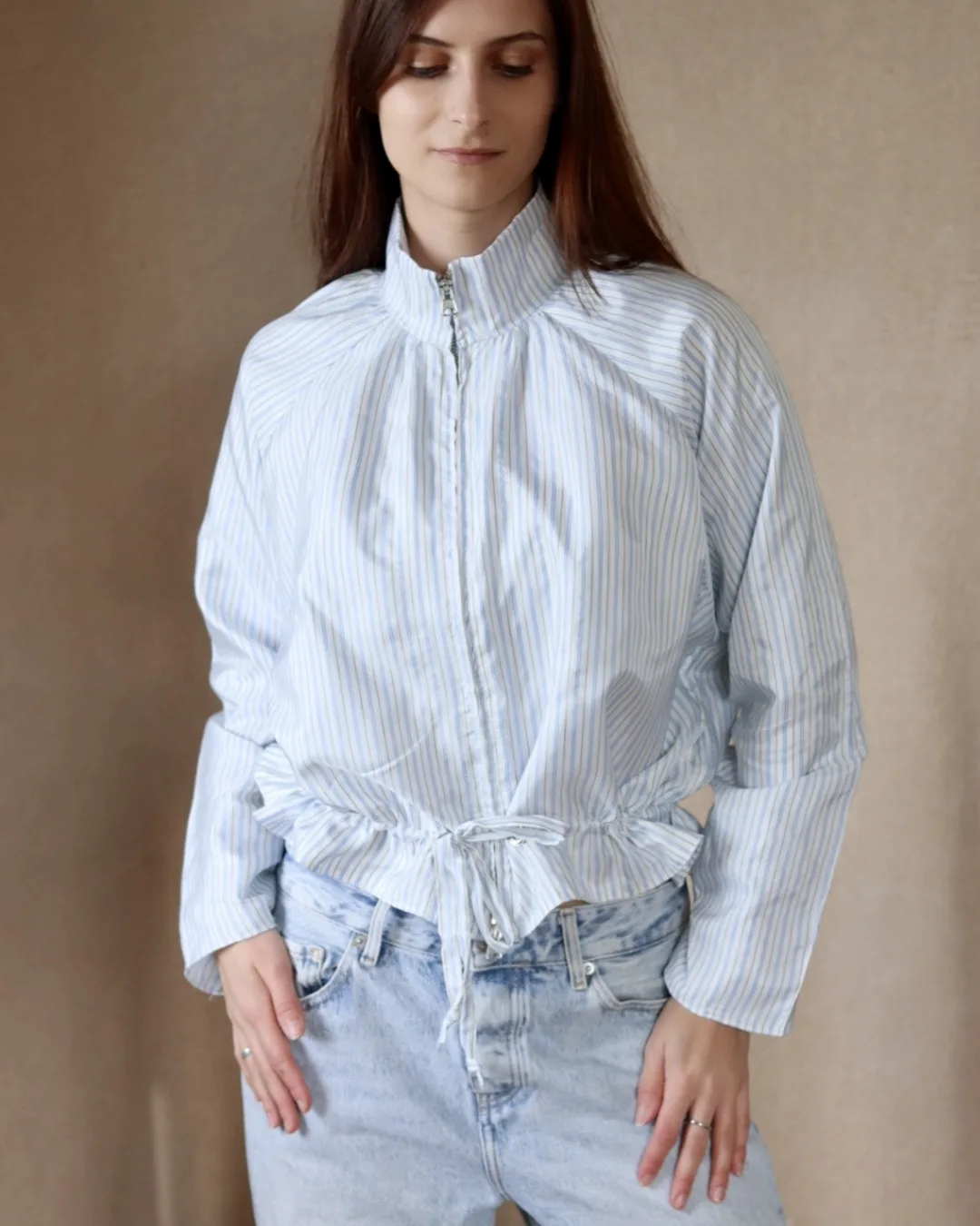 Funnel Neck Jacket Sewing Pattern