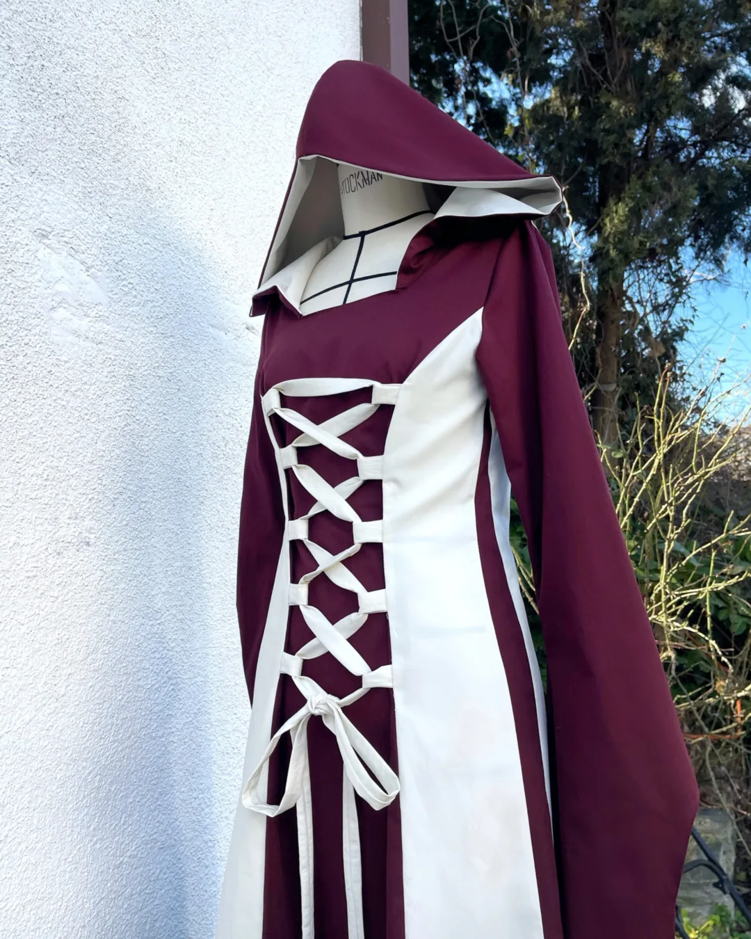 Hooded Medieval Dress Pattern