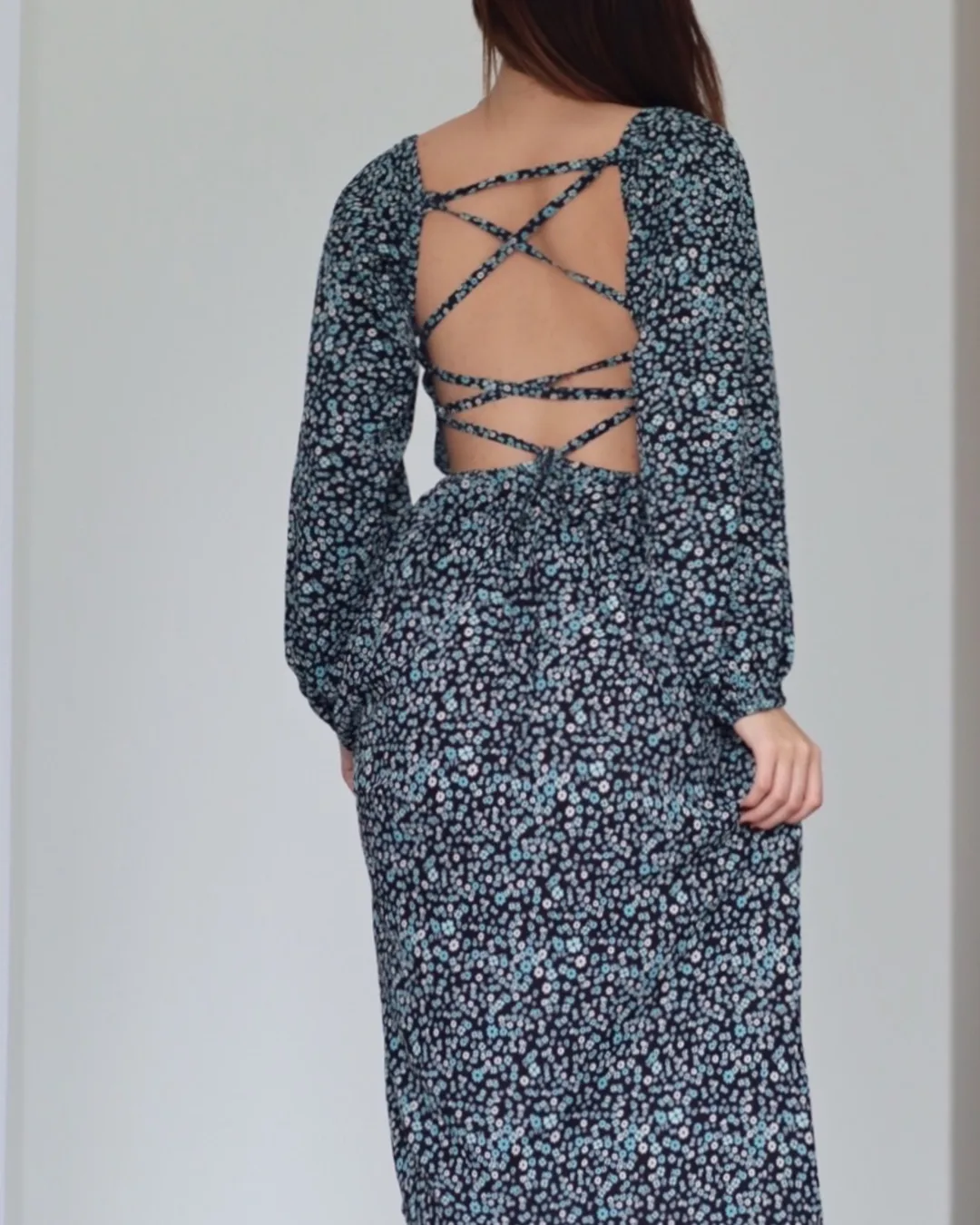 Tie Back Dress Sewing Pattern