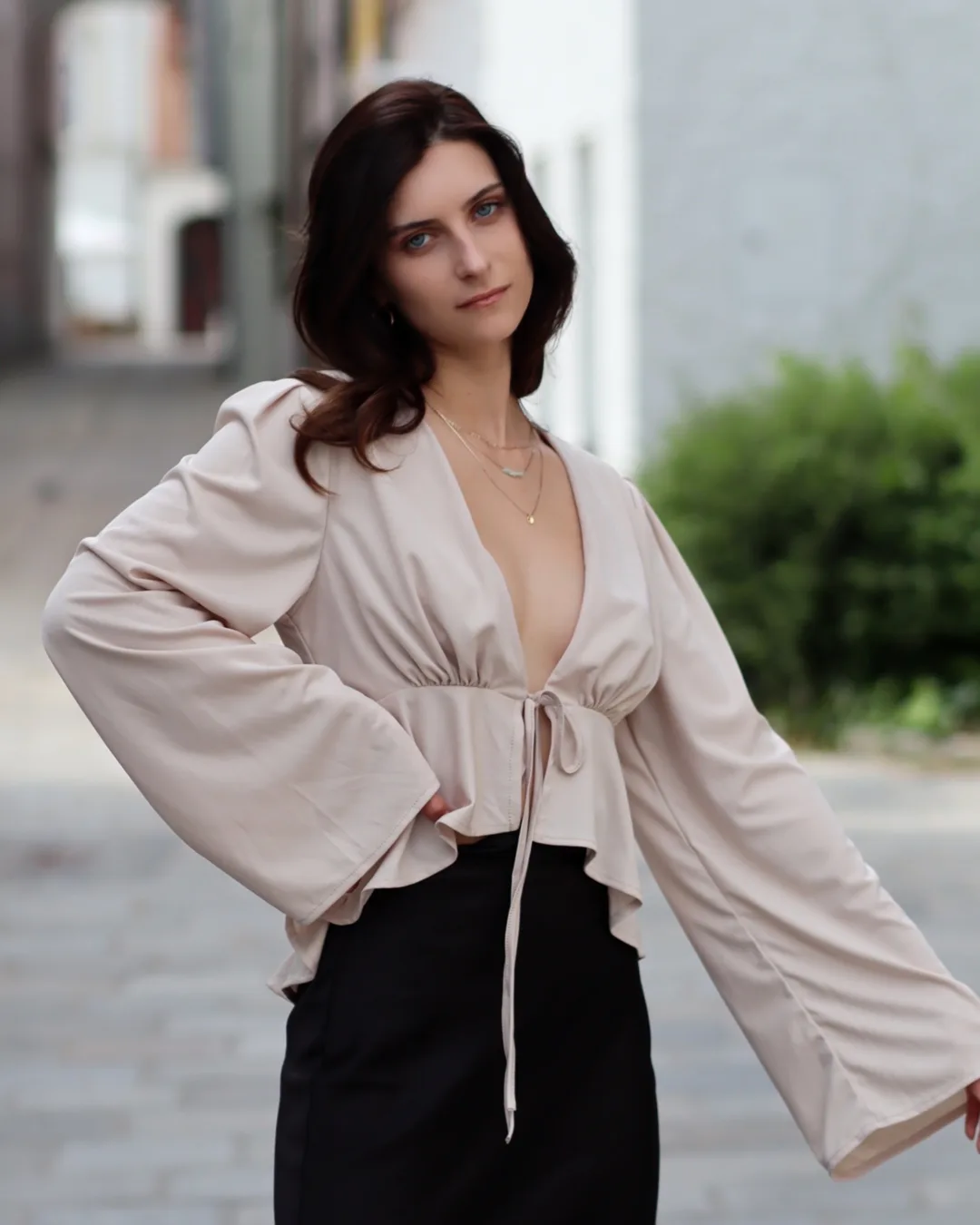 Front Tie Blouse Sewing Pattern