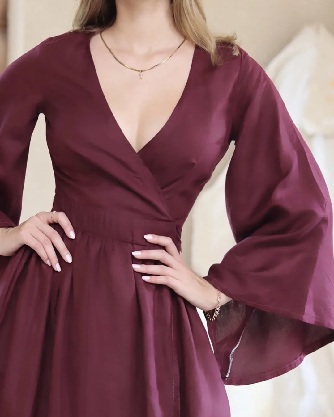 Bell Sleeve Sewing Pattern | Flare Sleeve Design