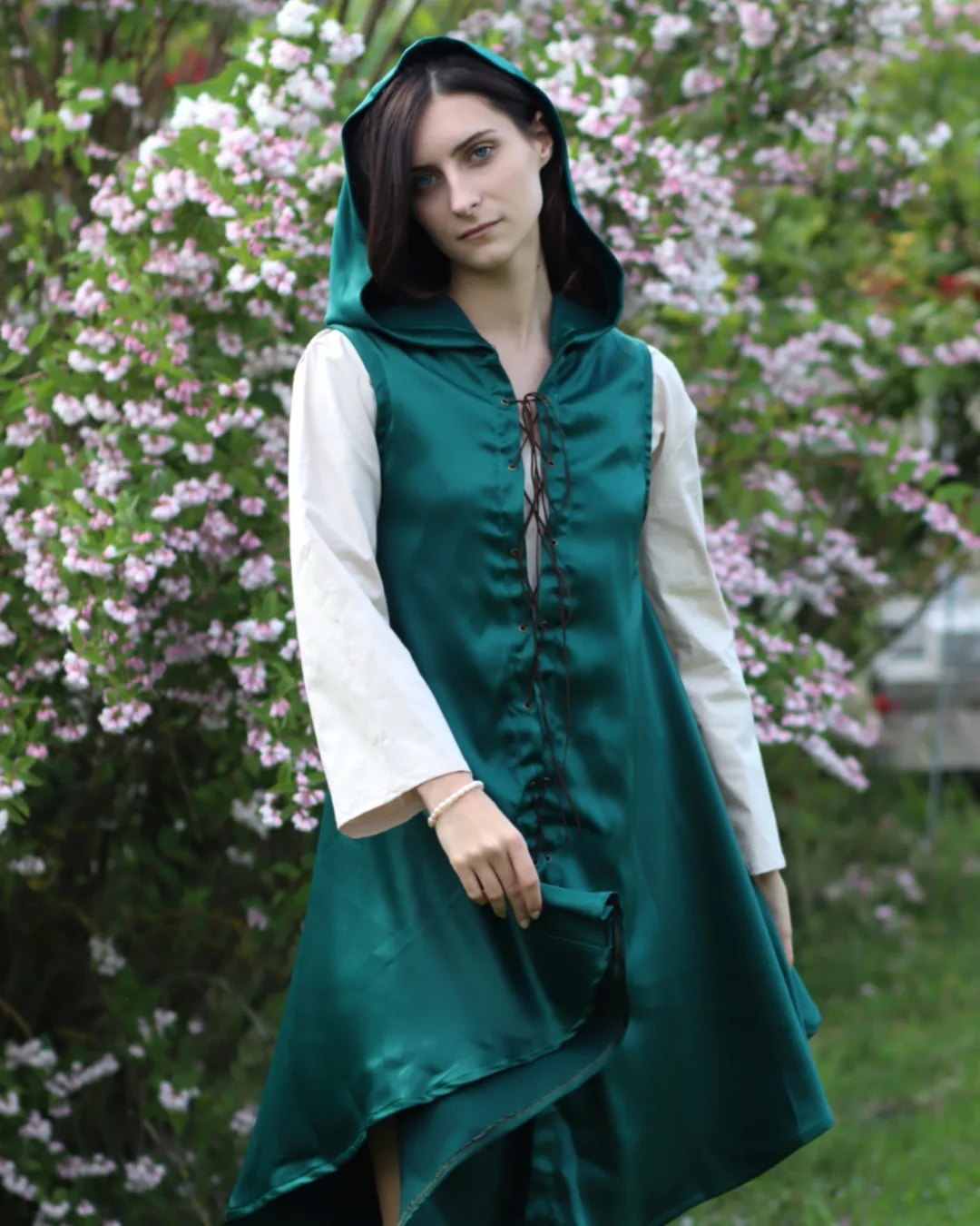 Hooded Cape Dress Sewing Pattern
