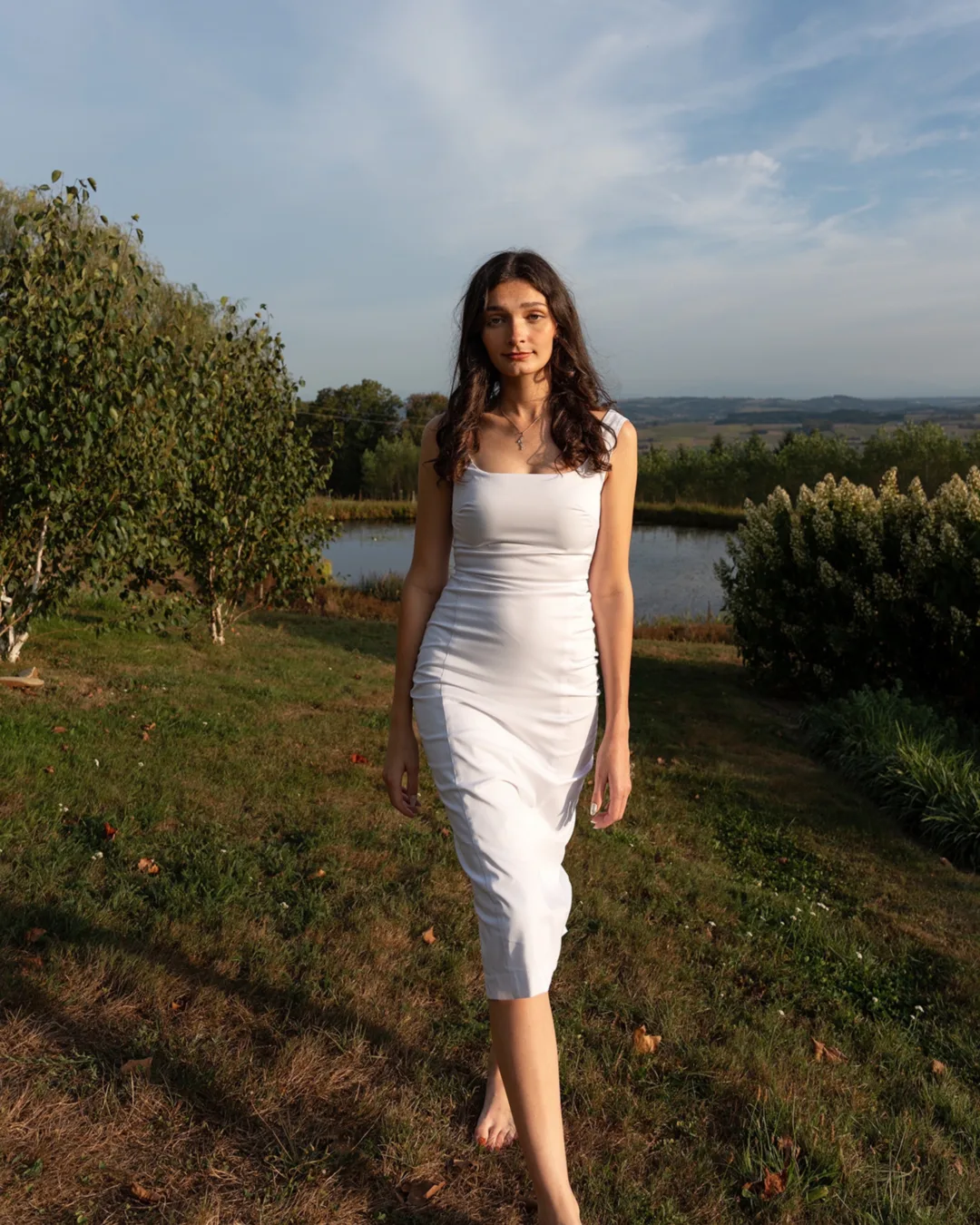Square Neck Midi Dress Pattern