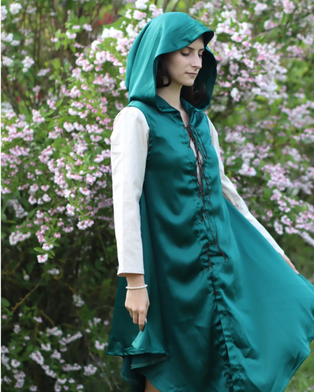 Hooded Cape Dress Sewing Pattern