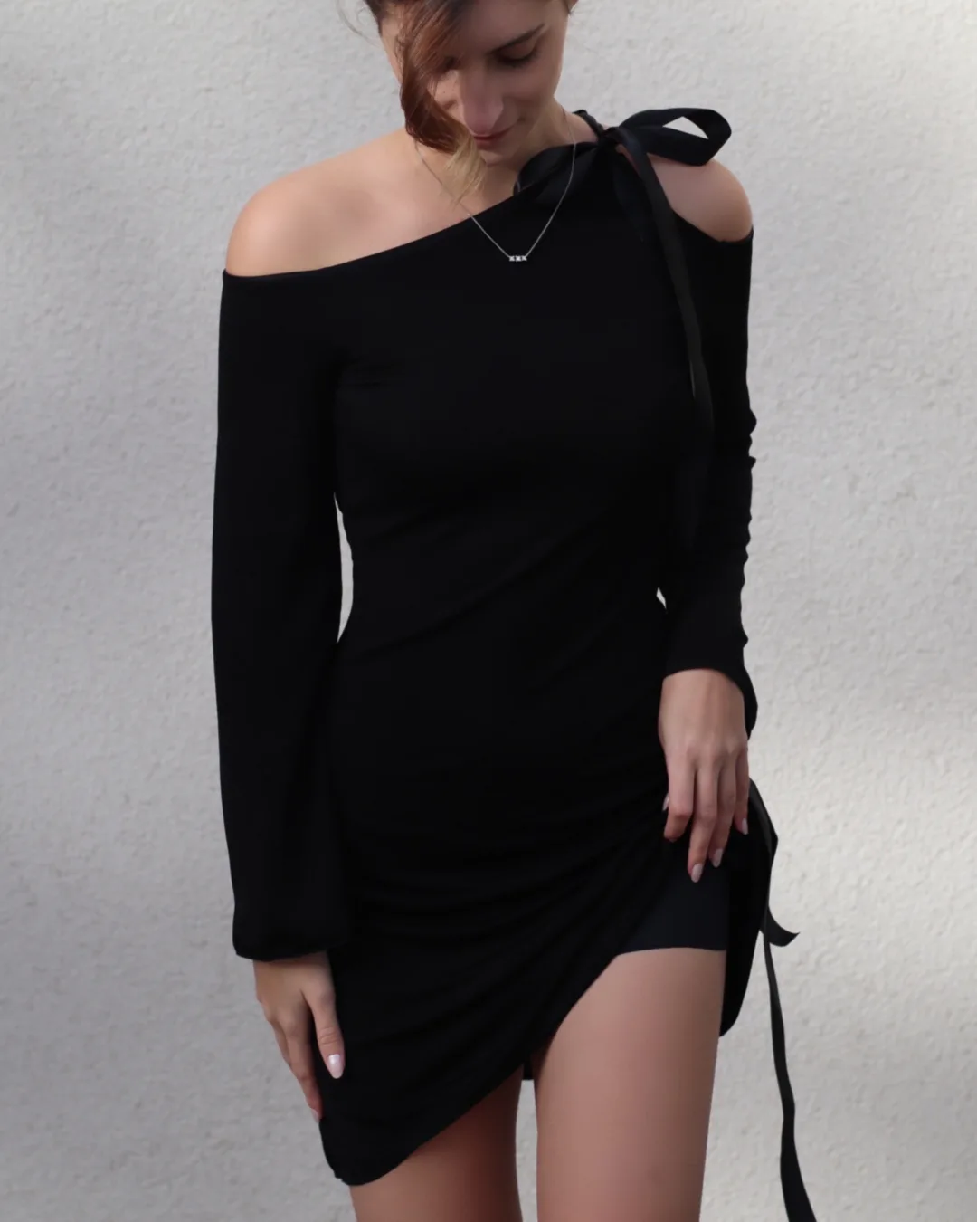 One Shoulder Dress Sewing Pattern