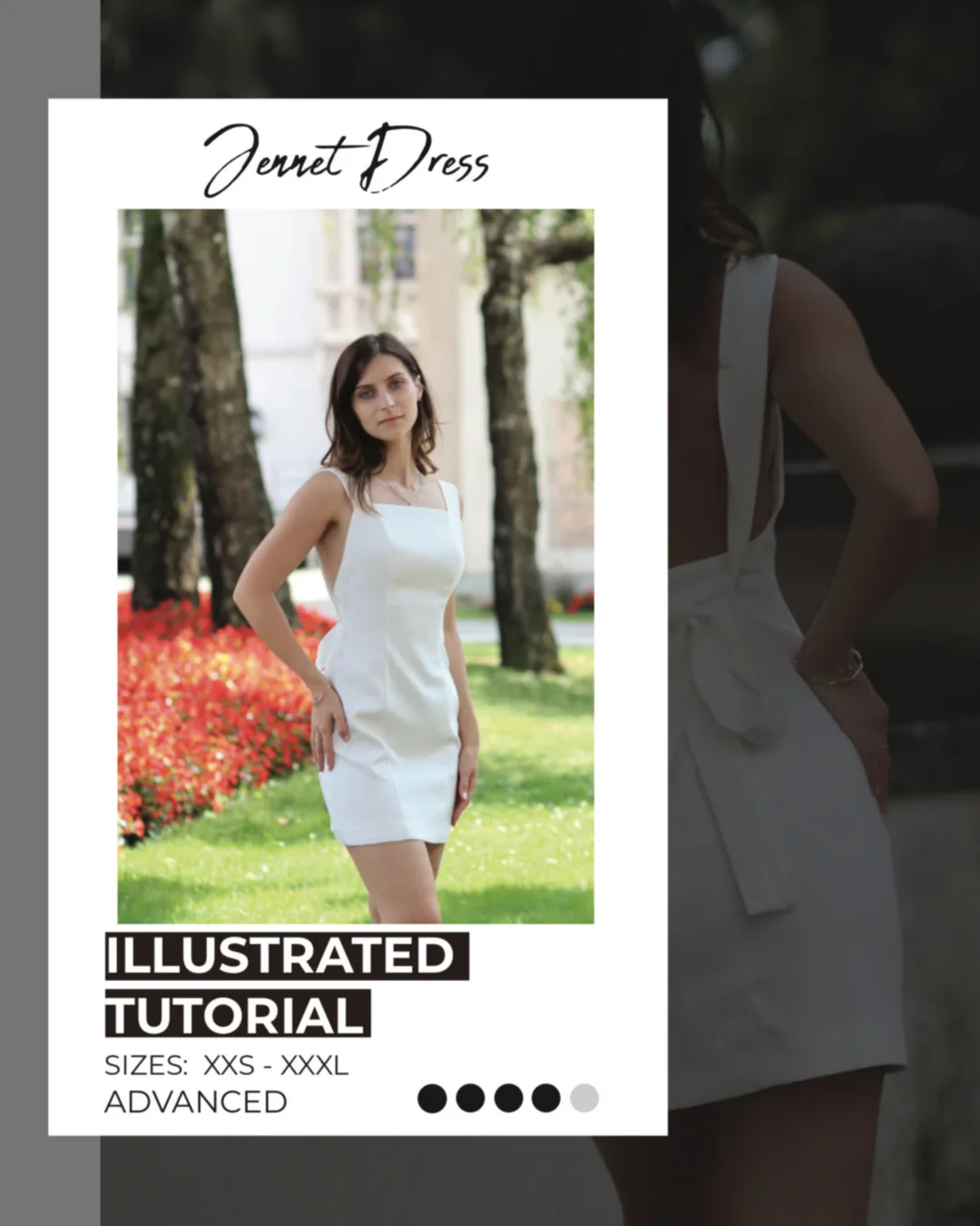 Square Neck Dress Sewing Pattern