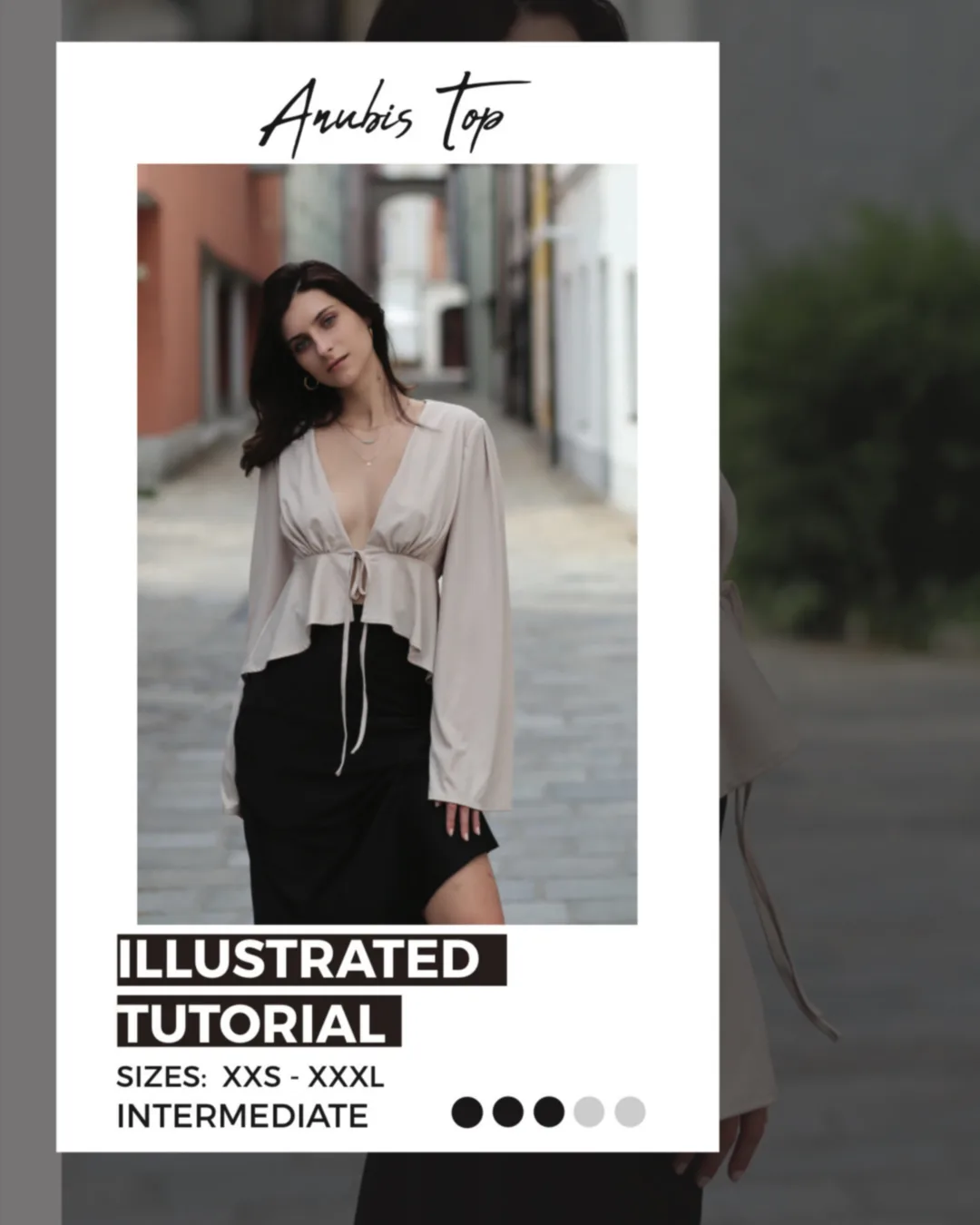 Front Tie Blouse Sewing Pattern