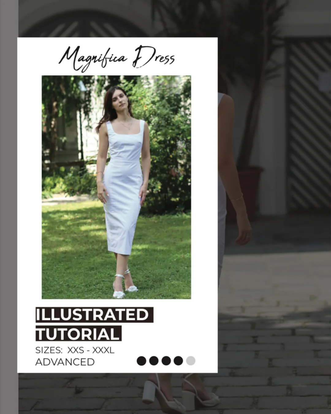 Square Neck Midi Dress Pattern
